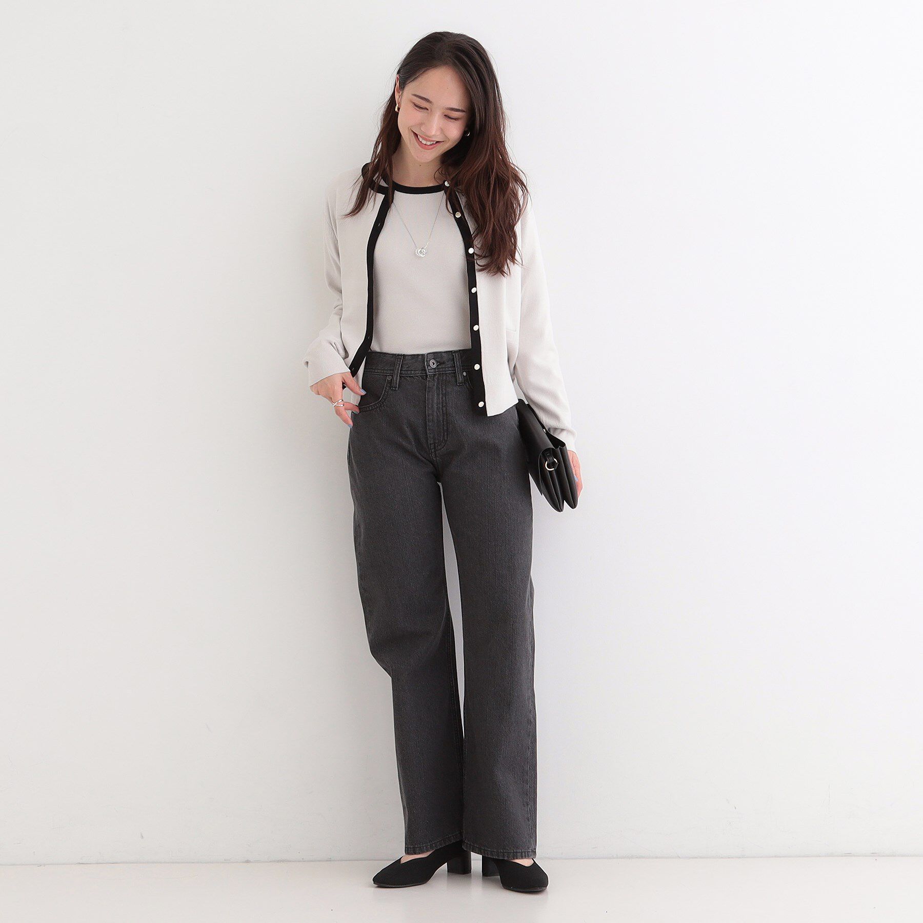 SHOO･LA･RUE「【SHOO・LA・RUE DENIM/SS-LL】程よい厚みの ストレートデニムパンツ（10.5オン」|デニム|