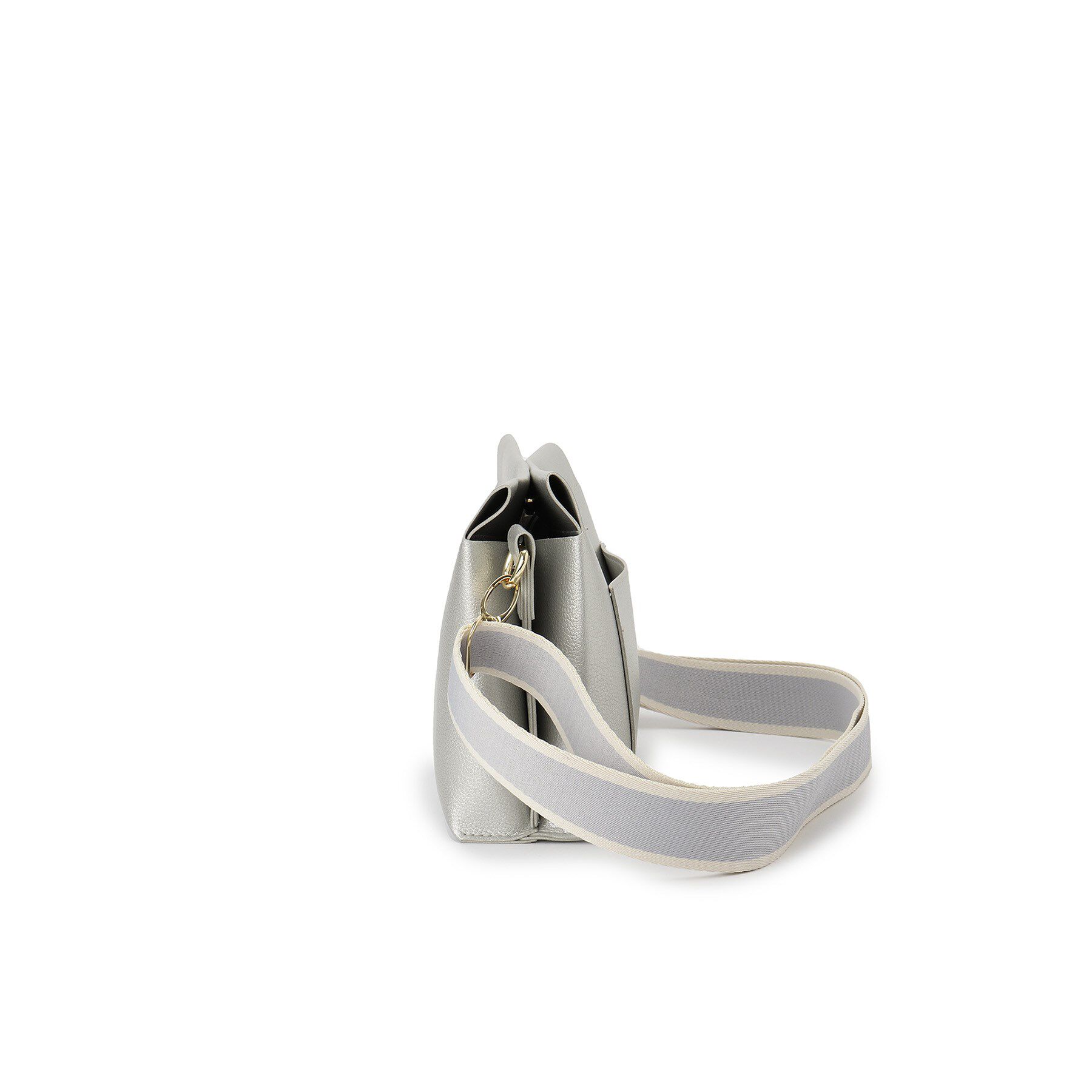 SHOO･LA･RUE「配色ベルトがアクセント 3層ショルダーバッグ」|ショルダー・メッセンジャー|