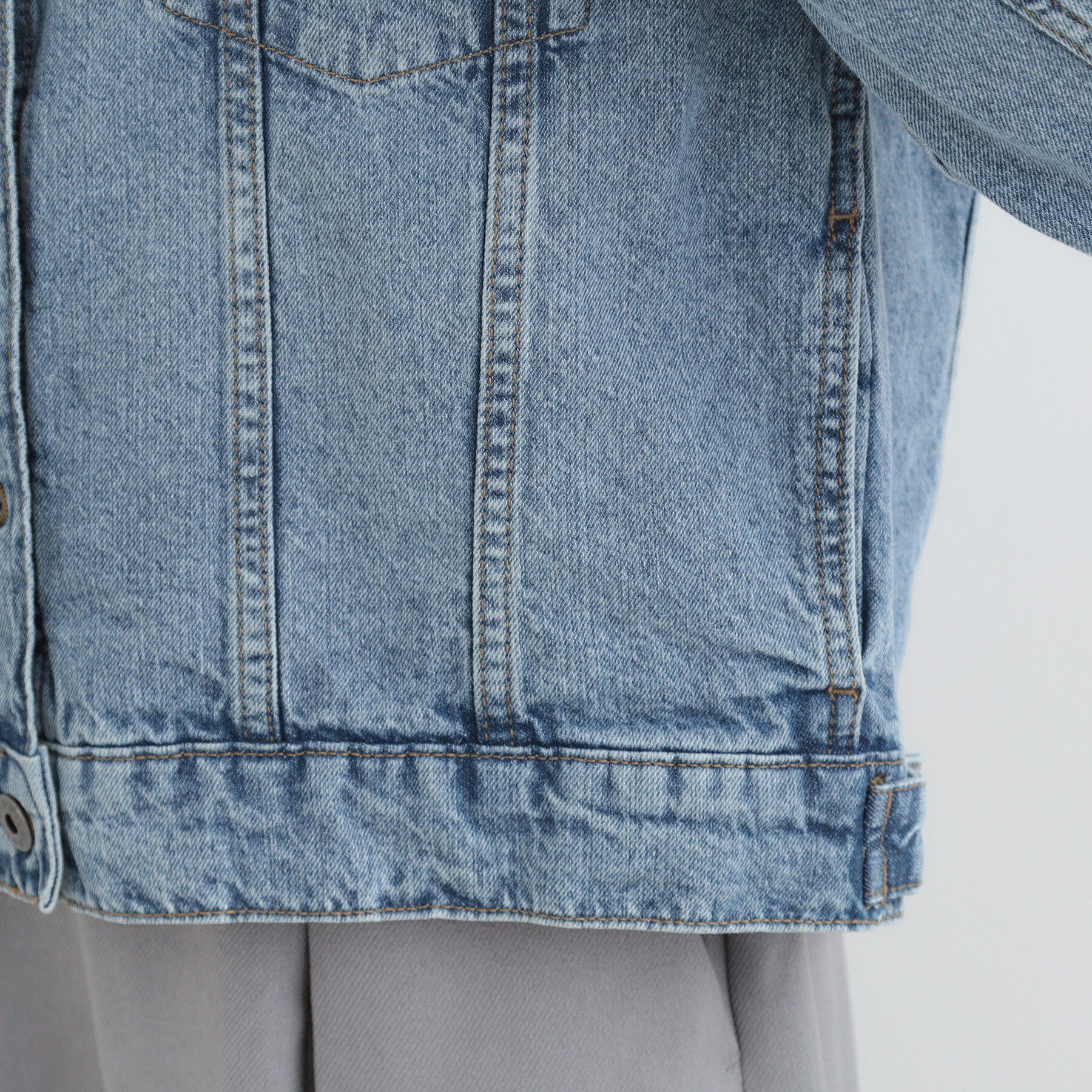 SHOO･LA･RUE「【SHOO・LA・RUE DENIM】羽織るだけでこなれる　オーバーサイズデニムジャケット」|デニムジャケット|