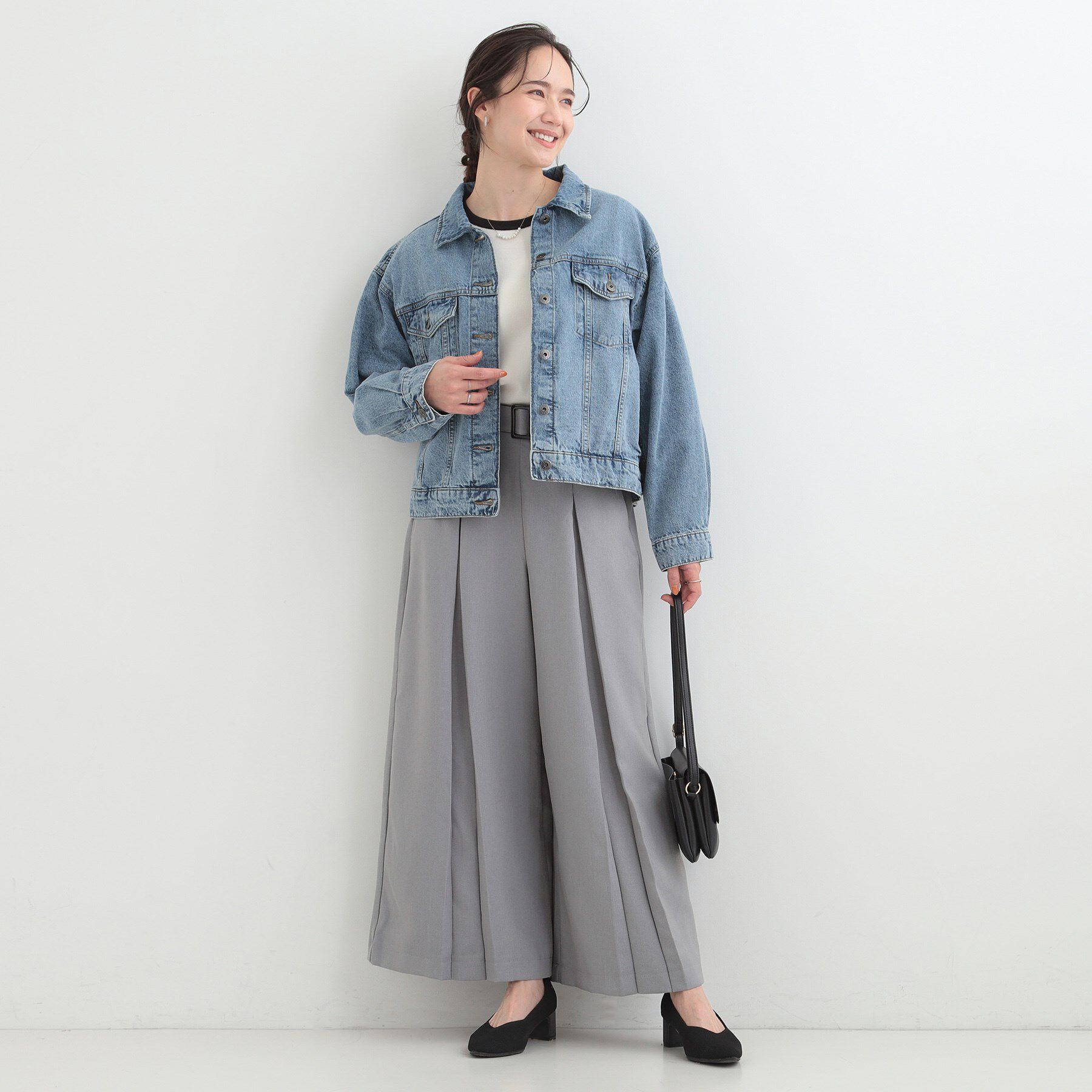 SHOO･LA･RUE「【SHOO・LA・RUE DENIM】羽織るだけでこなれる　オーバーサイズデニムジャケット」|デニムジャケット|