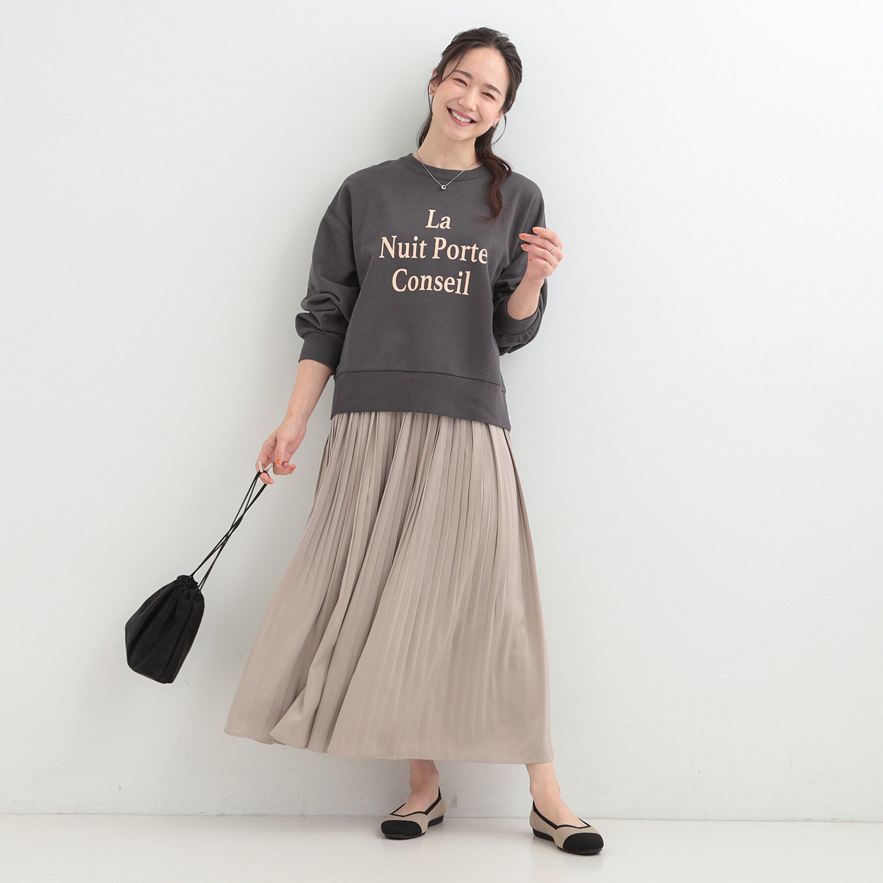 SHOO･LA･RUE「【綿100%/洗濯機可/S-LL/選べる4柄】ゆるっとおしゃれを叶える　プリントアソートスウェット」|パーカー|