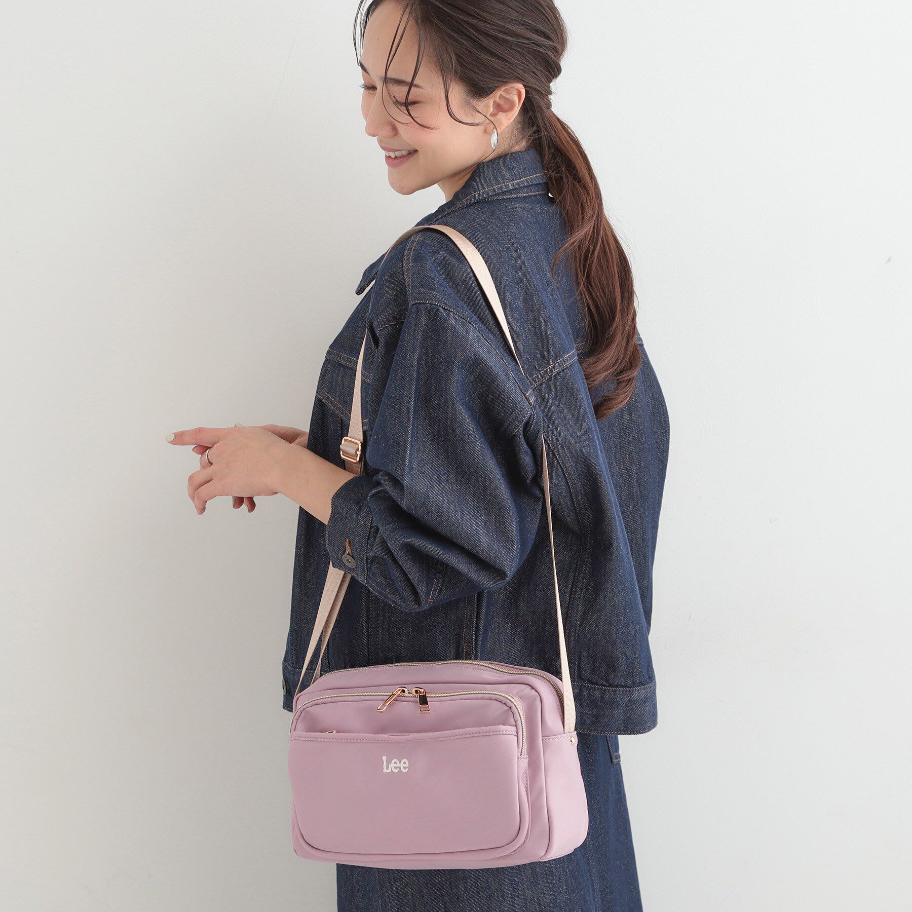 SHOO･LA･RUE「【Lee別注／撥水】7ポケットショルダーバッグ」|ショルダー・メッセンジャー|