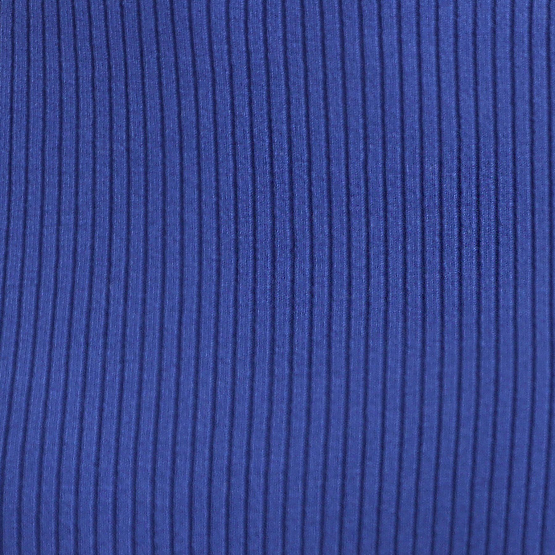 SHOO･LA･RUE「【洗濯機可/S-LL】メリハリフリルですっきり見える やわらかリブニット」|ニット・セーター|