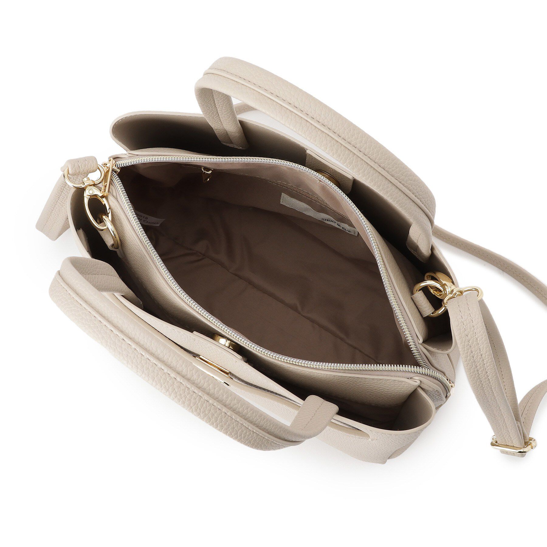 SHOO･LA･RUE「【2WAY】上品きれい 金具ベルトトートバッグ」|トートバッグ|