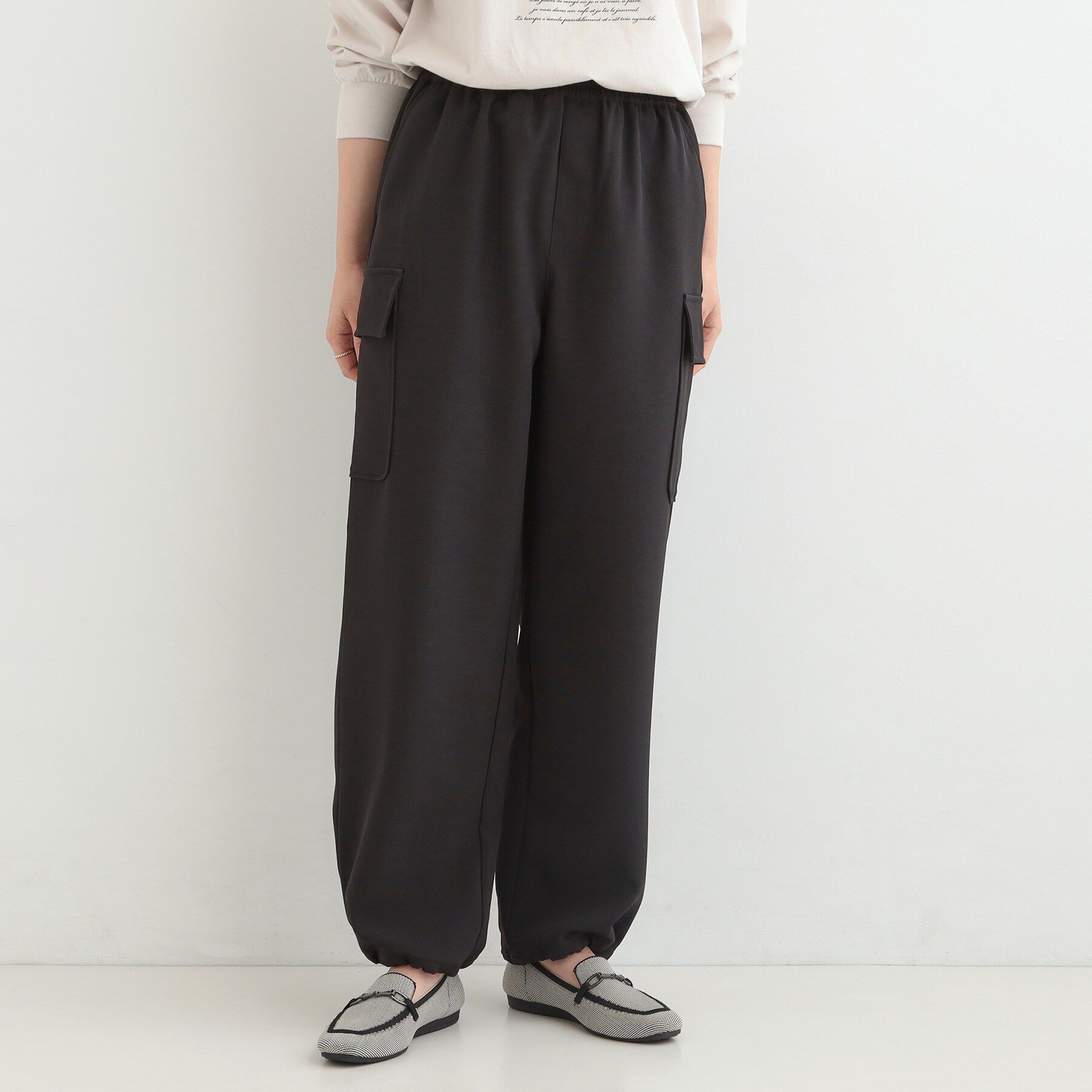 SHOO･LA･RUE「【洗濯機可/S-LL/2WAY】こなれたカジュアルスタイルに イージーカーゴパンツ」|その他|