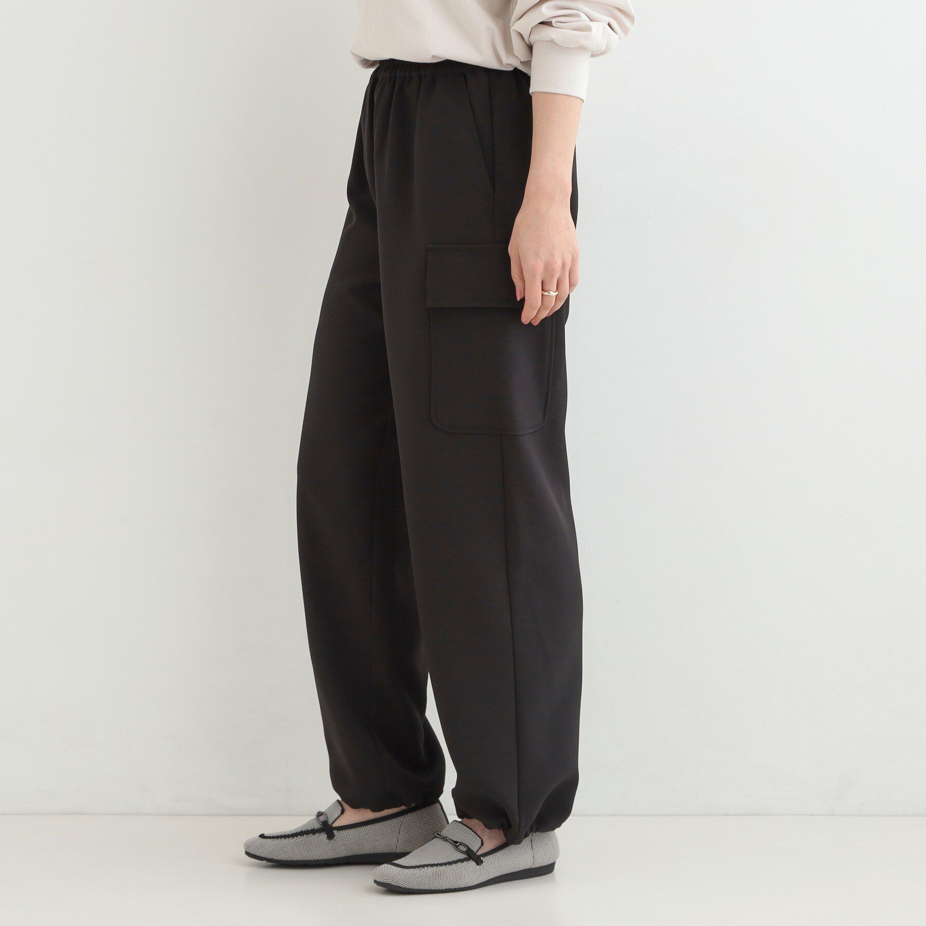 SHOO･LA･RUE「【洗濯機可/S-LL/2WAY】こなれたカジュアルスタイルに イージーカーゴパンツ」|その他|