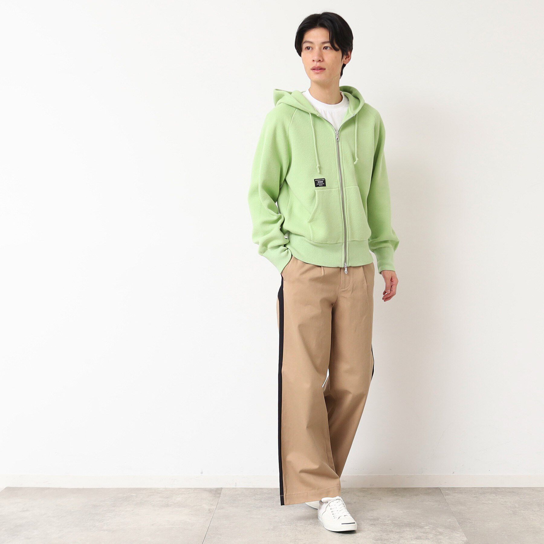 Dessin「【洗える】サイドライン入り切替ワイドパンツ」|その他|