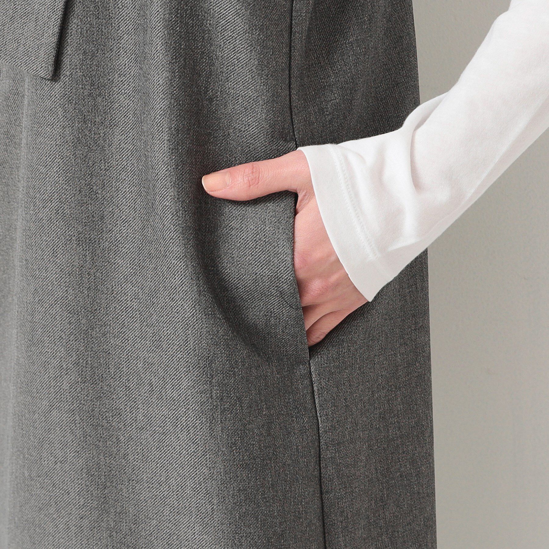 Dessin「【洗える】フロントジップジャンパースカート」|ワンピース|