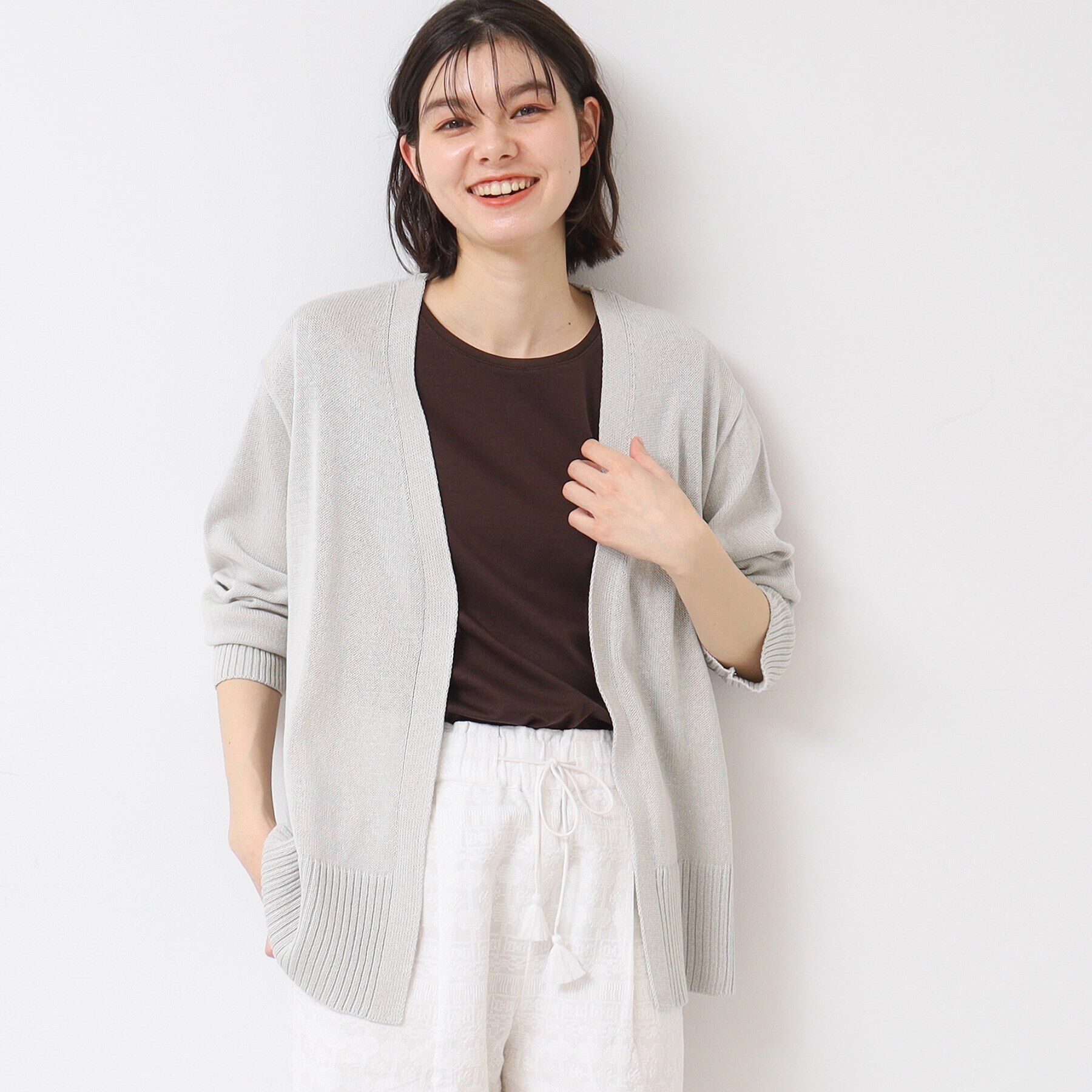 Dessin「【洗える】ミドルゲージカーディガン （S～L）」|カーディガン|