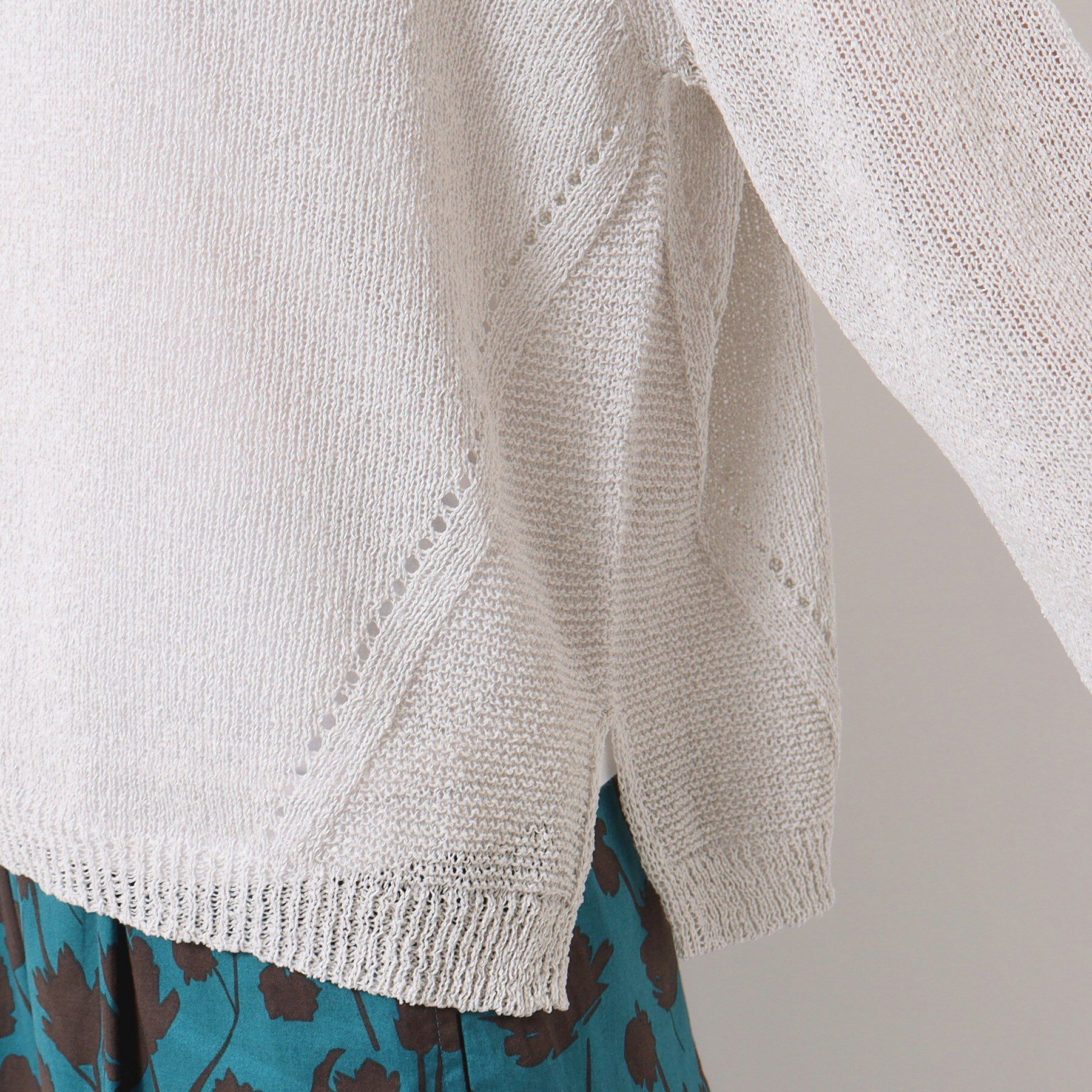 Dessin「【日本製・洗える】ホールガーメントシアーニット」|ニット・セーター|