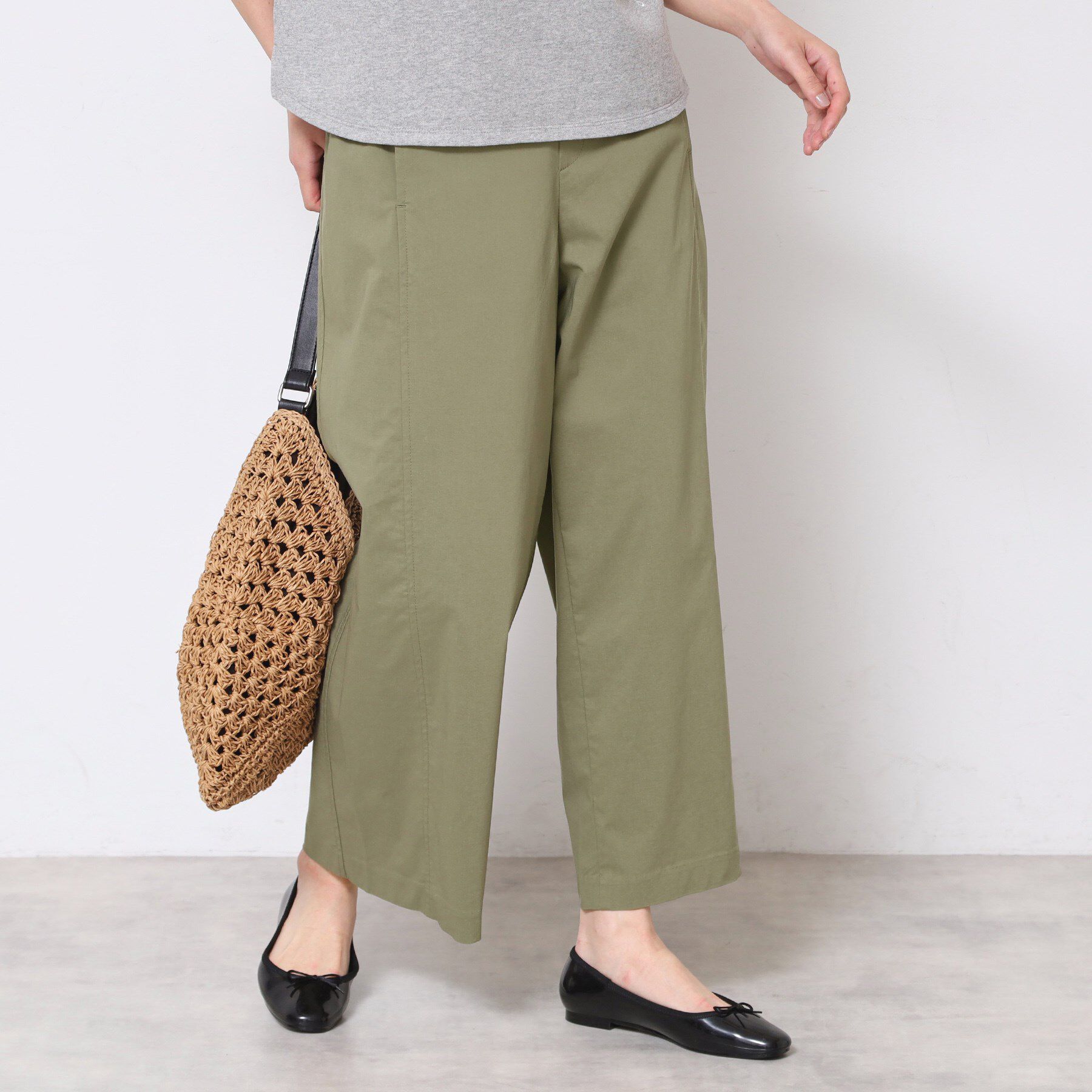 Dessin「【洗える】ストレッチセミワイドパンツ」|その他|