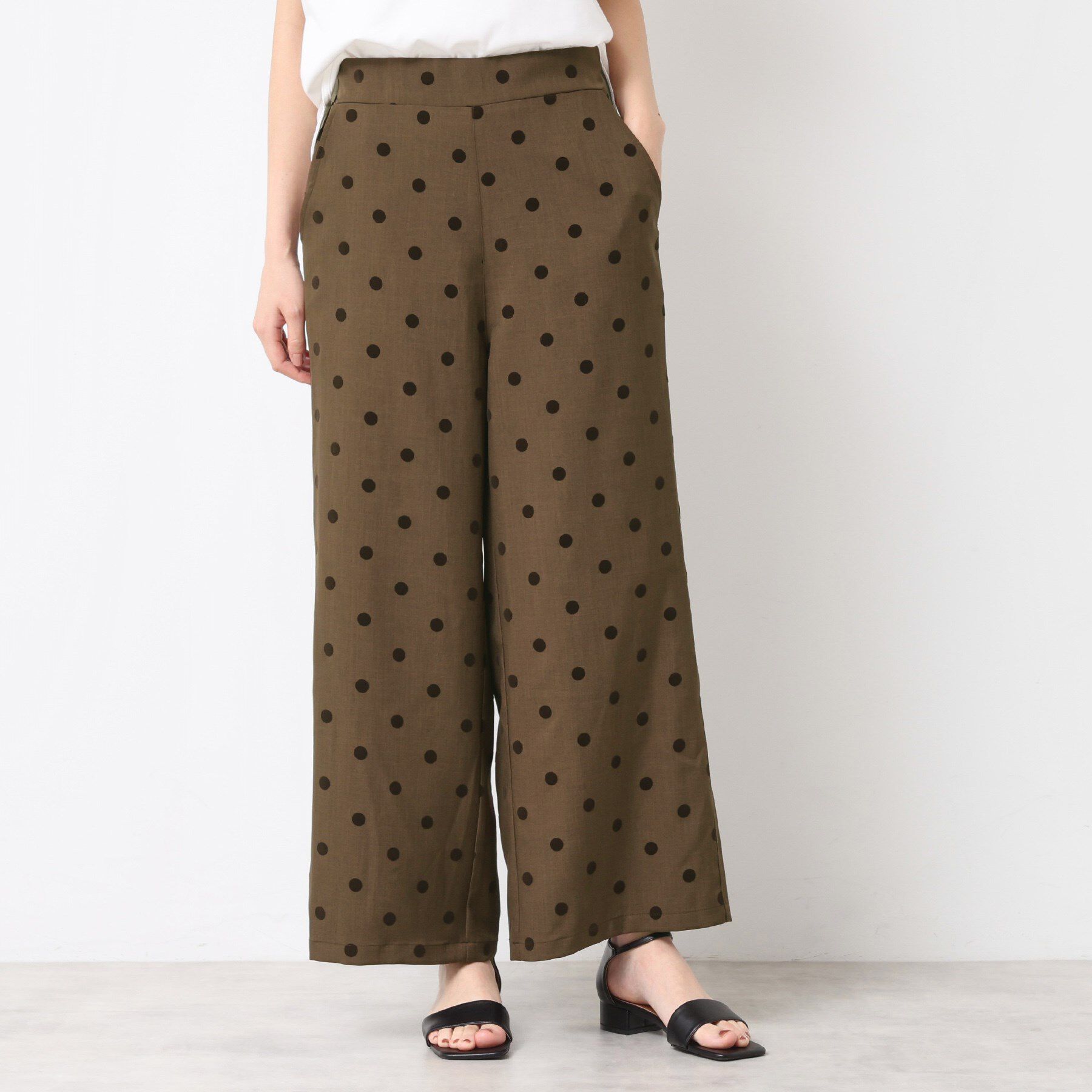 Dessin「【洗える】フロッキードットパンツ」|その他|