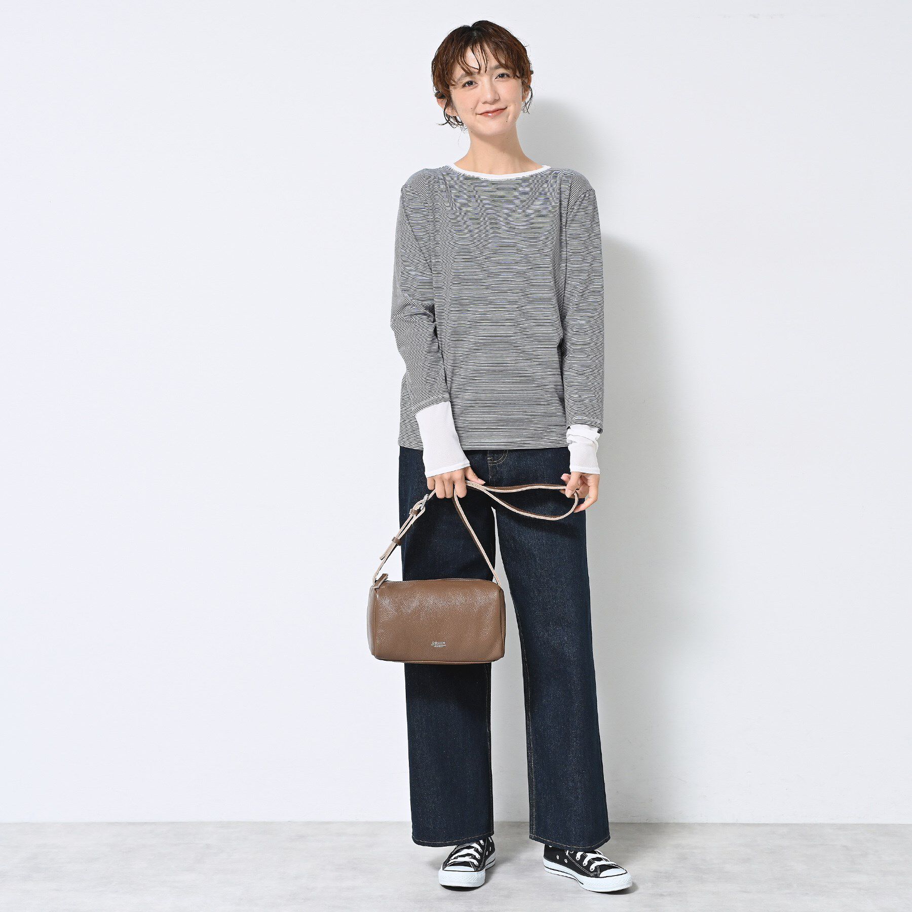 Dessin「【洗える】ドッキングチュールロンT」|Tシャツ・カットソー|