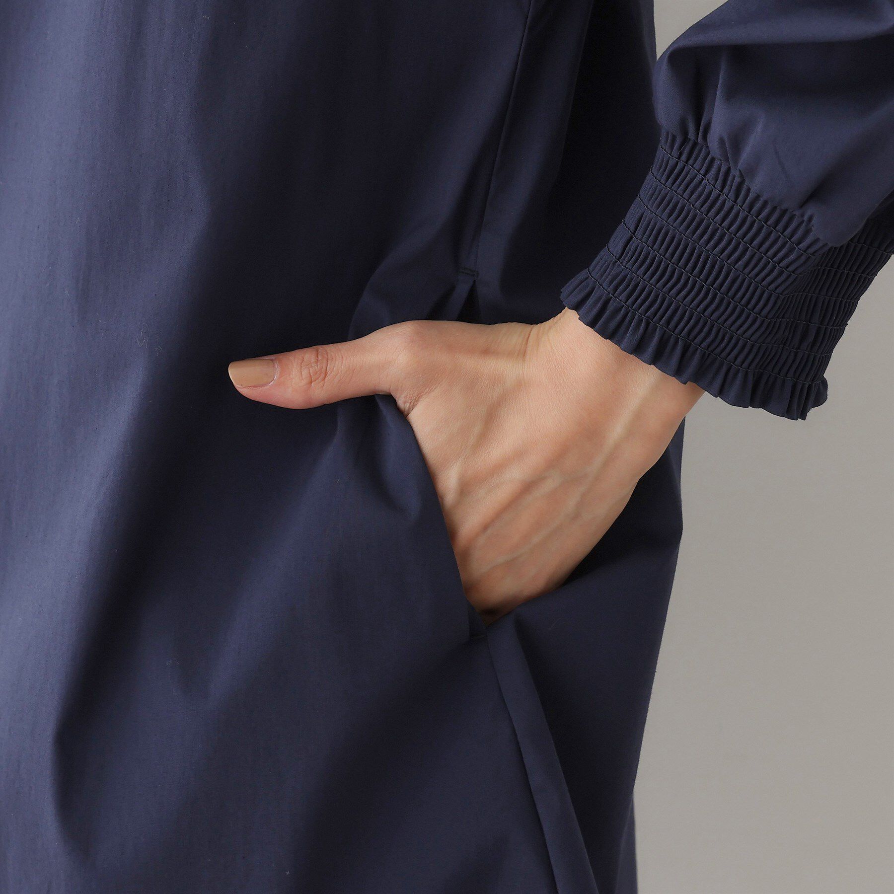 Dessin「【洗える】ラグランスリーブチュニックシャツ」|チュニック|