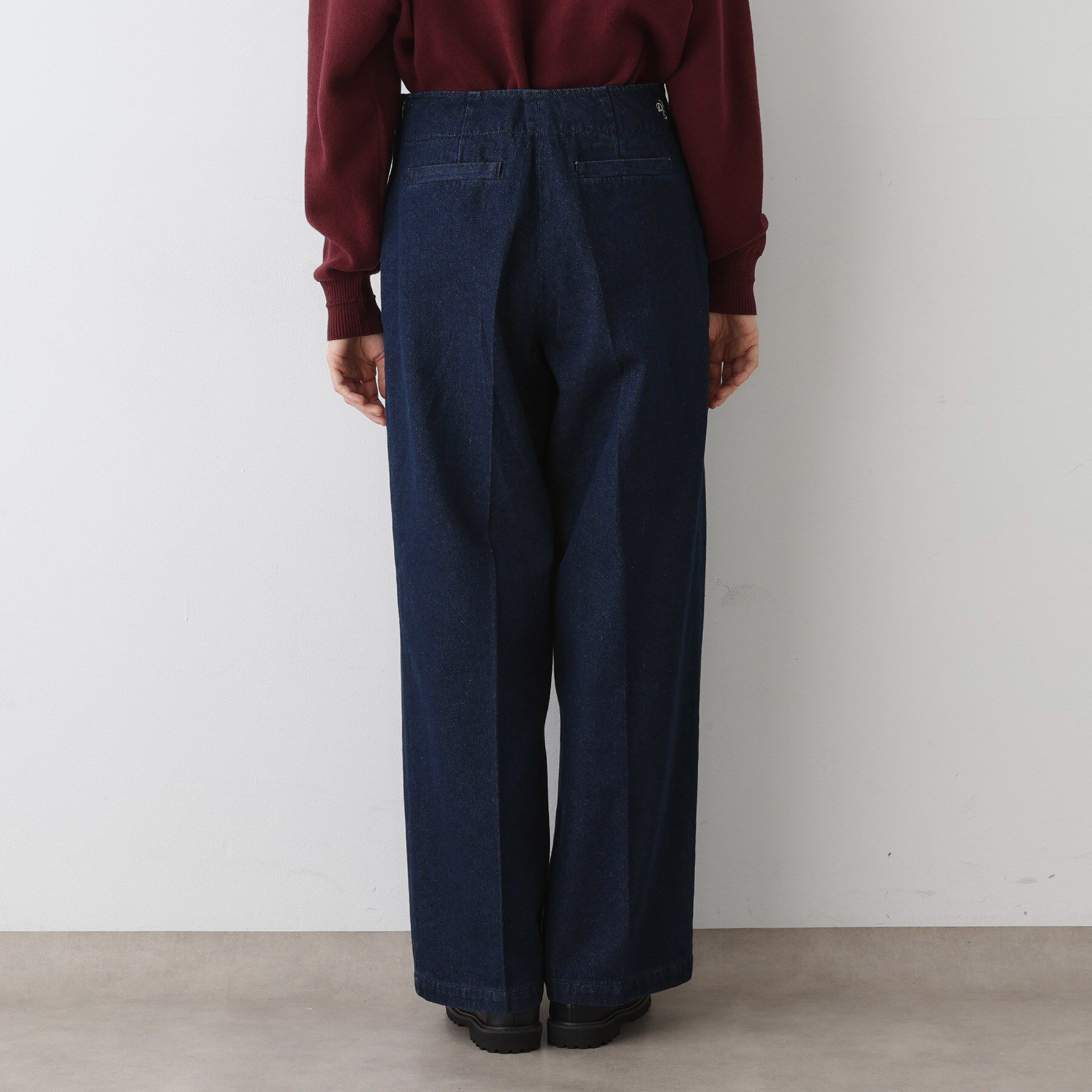 Dessin「【洗える】マリンデニムパンツ」|デニム|