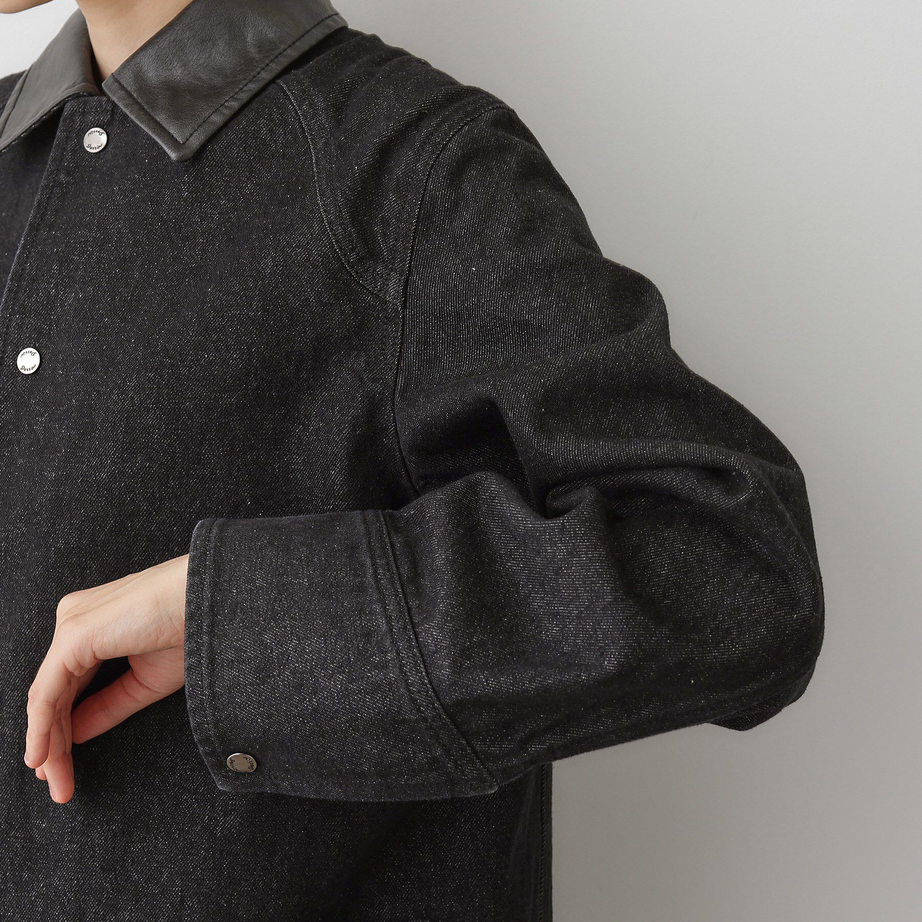 Dessin「【ユニセックス/洗える】バイカラージャケット」|デニムジャケット|