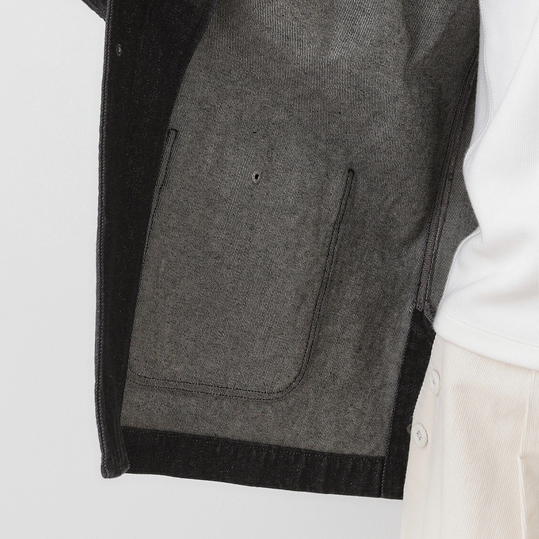 Dessin「【ユニセックス/洗える】バイカラージャケット」|デニムジャケット|