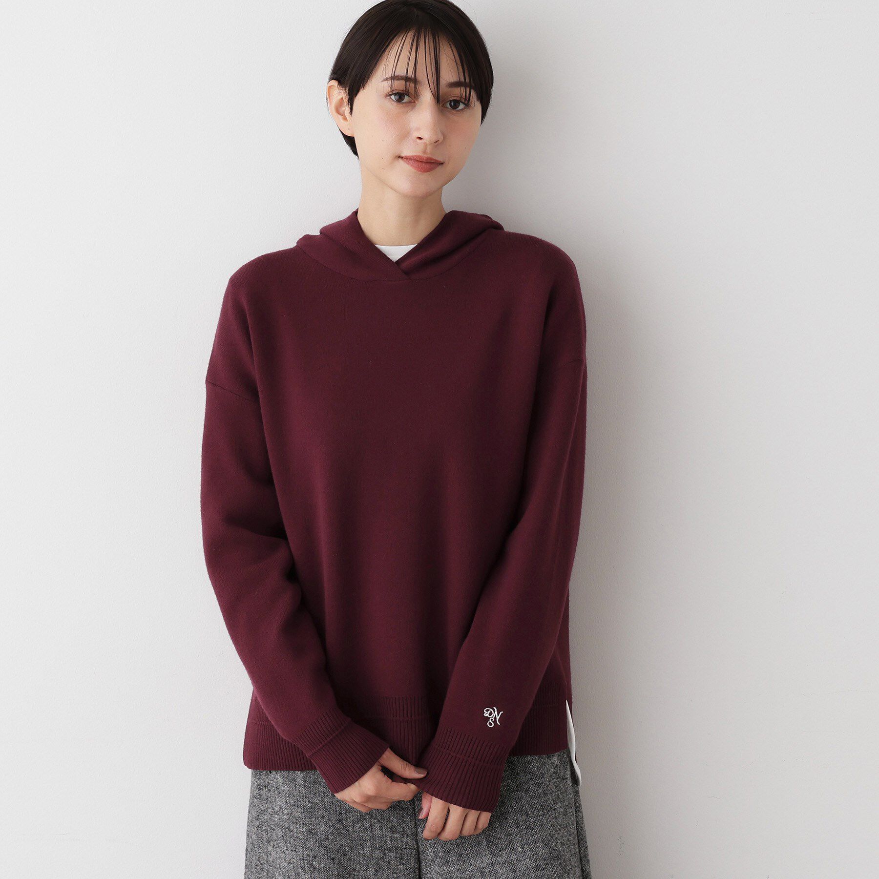 Dessin「【洗える／体型カバー】ちょうどいいニットパーカ」|ニット・セーター|