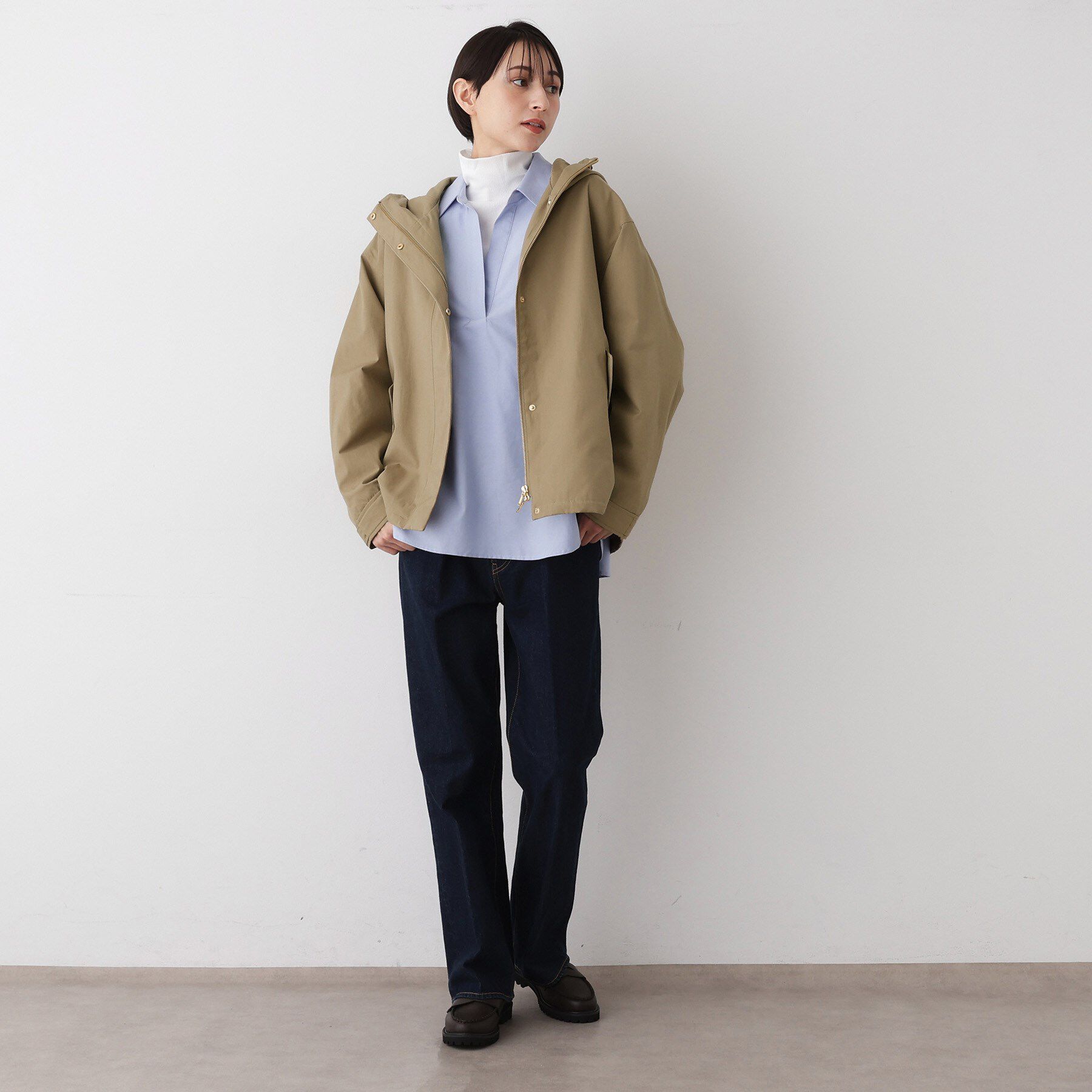 Dessin「【洗える】裾ドローコード付きマウンテンパーカ」|その他|