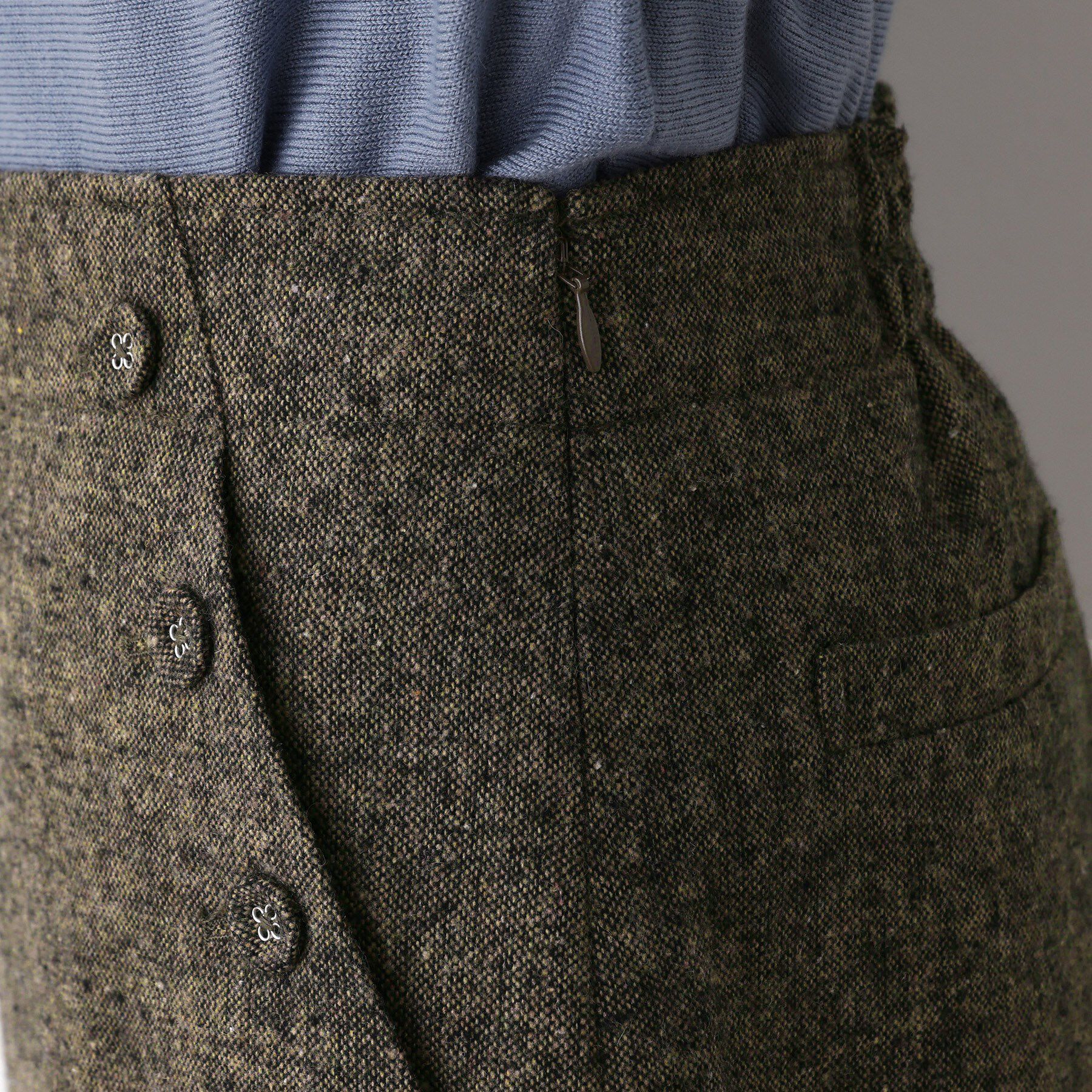 Dessin「【洗える/後ろゴム】ツイードマリンクロップド丈パンツ」|その他|