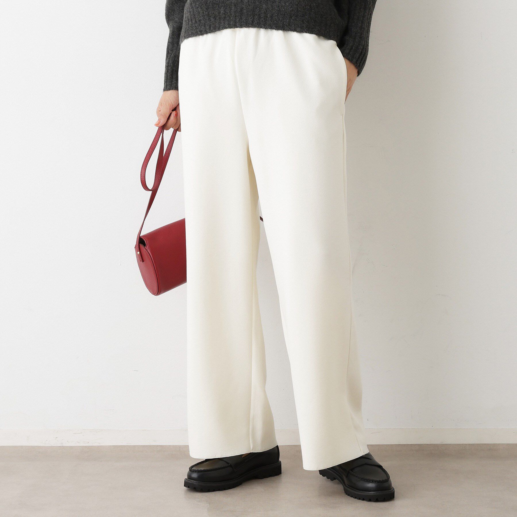 Dessin「【セットアップ可/洗える】ドライタッチジョーゼットリラクシーパンツ」|その他|