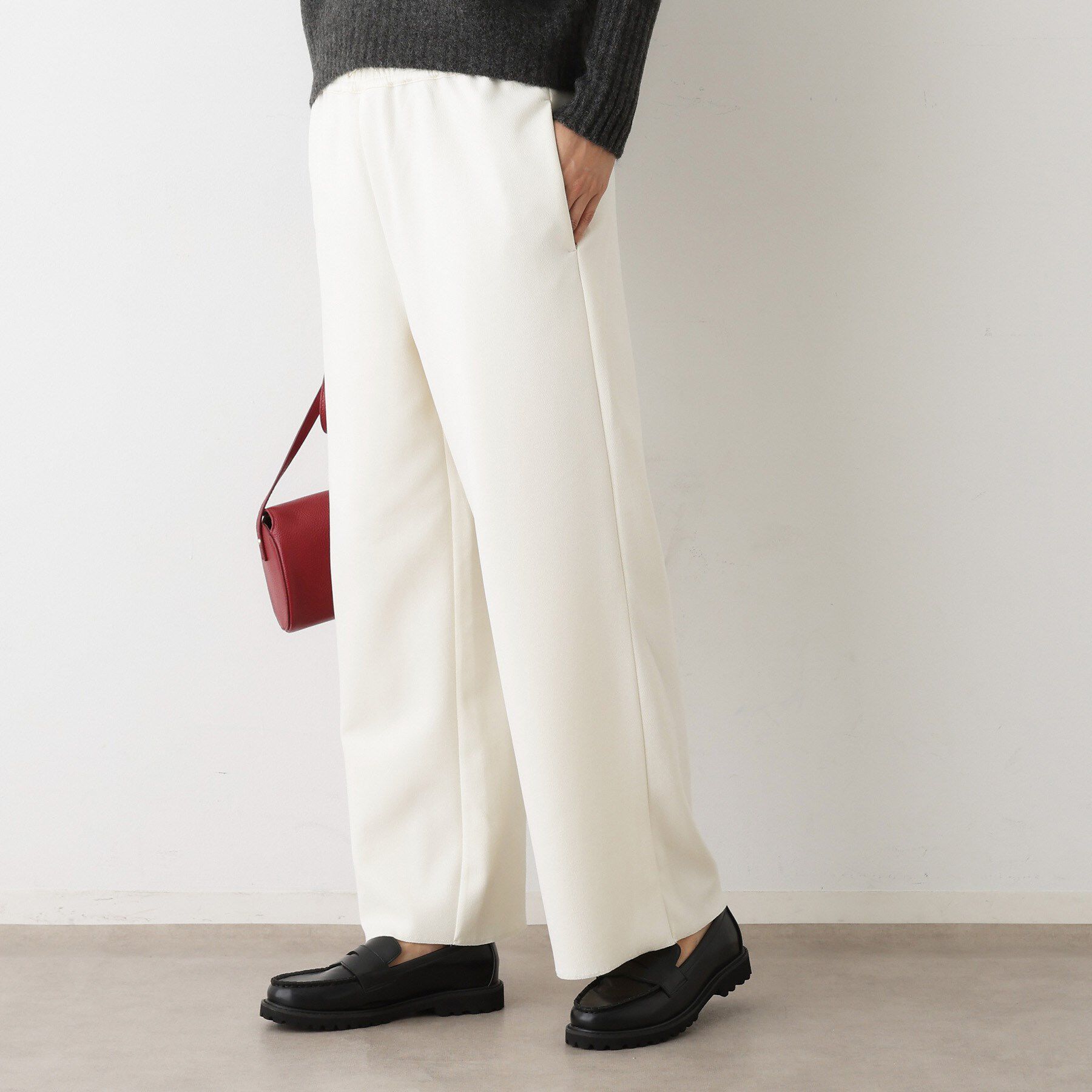 Dessin「【セットアップ可/洗える】ドライタッチジョーゼットリラクシーパンツ」|その他|