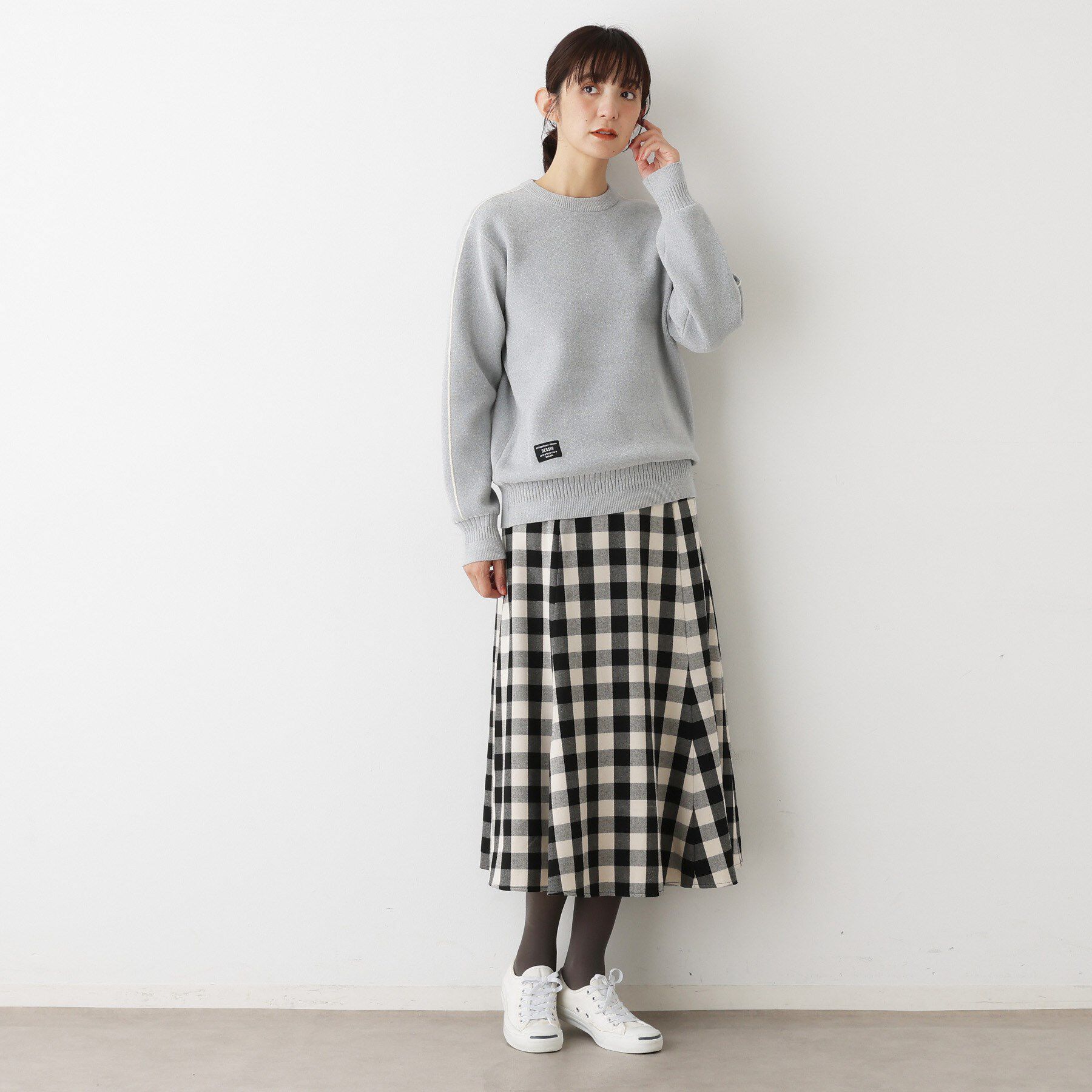 Dessin「【ユニセックス/洗える】ミニモールニット」|ニット・セーター|