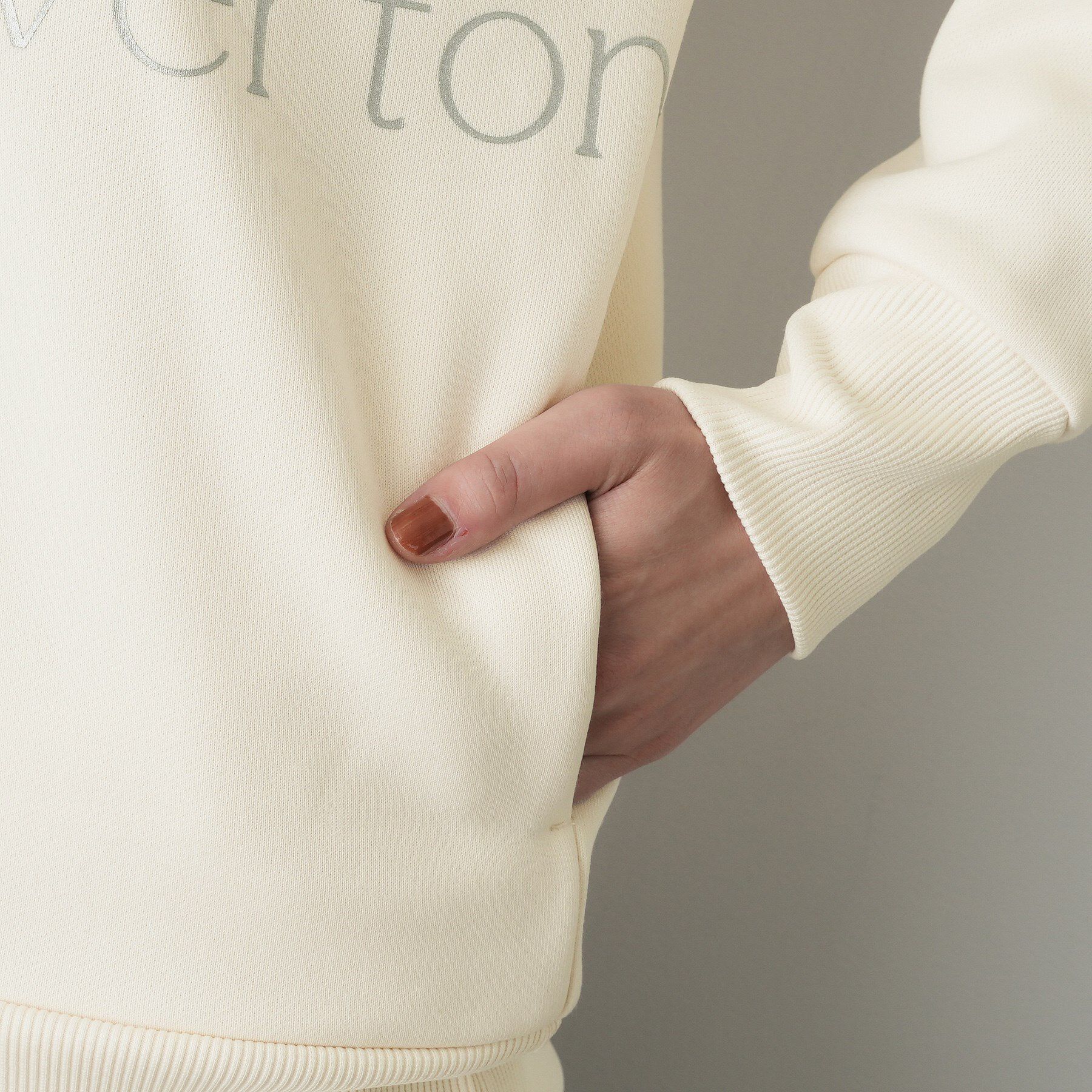 Dessin「【洗える】裏起毛ロゴスウェット」|パーカー|