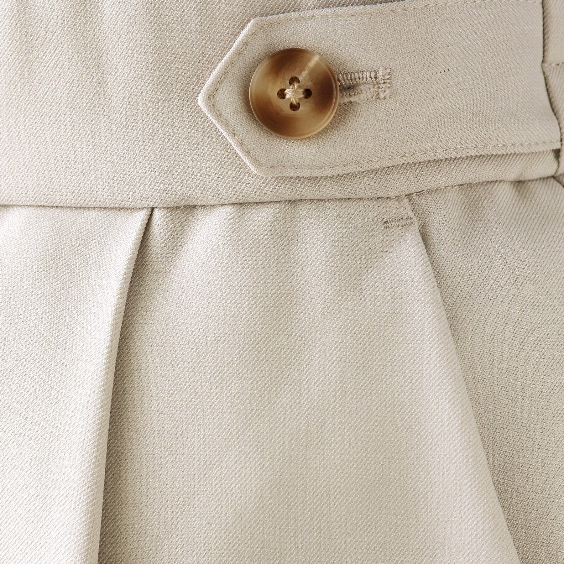 Dessin「【洗える】サイドボタンセミワイドパンツ」|その他|