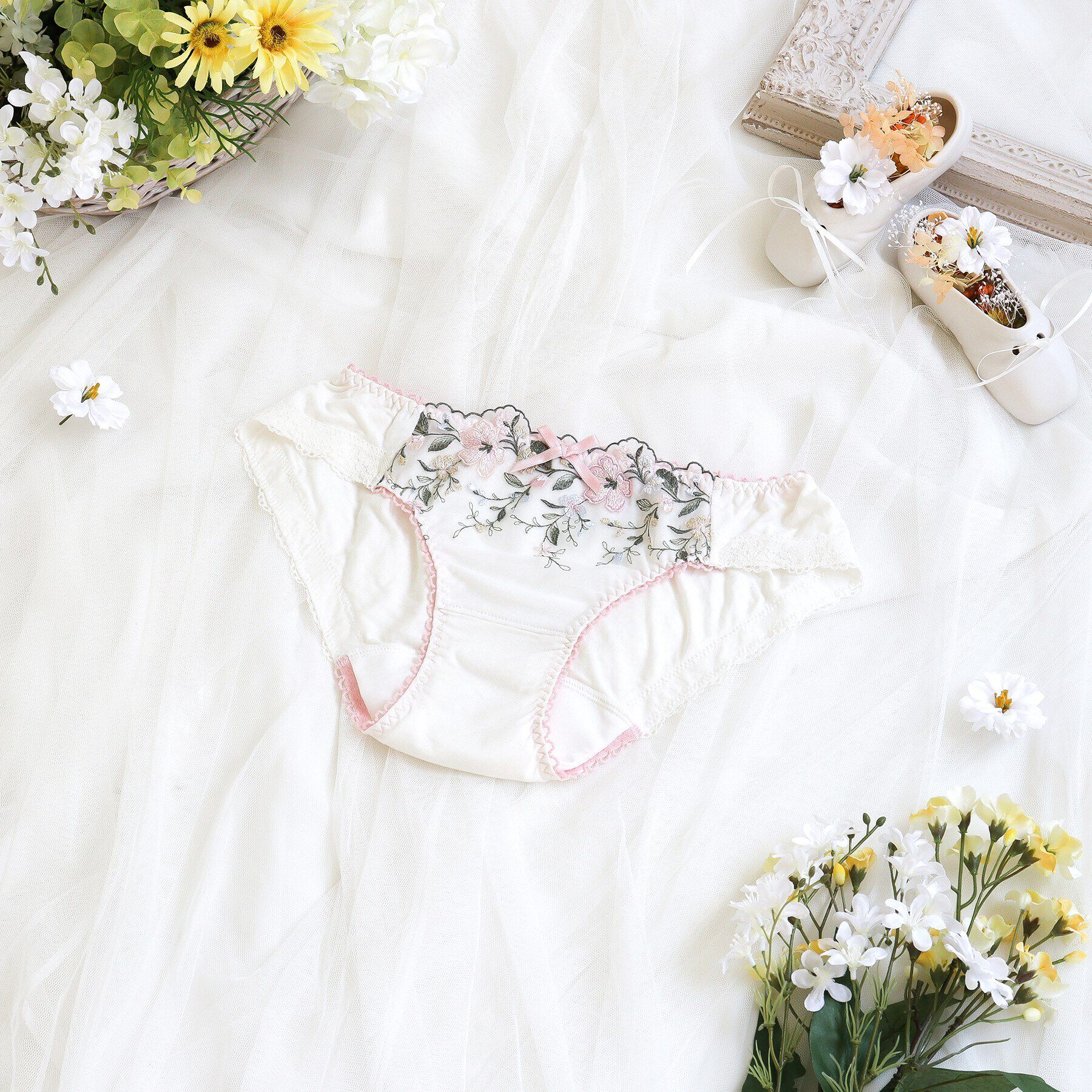 Risa Magli「シェンナ サニタリーショーツ」|インナー|ピンク(071)