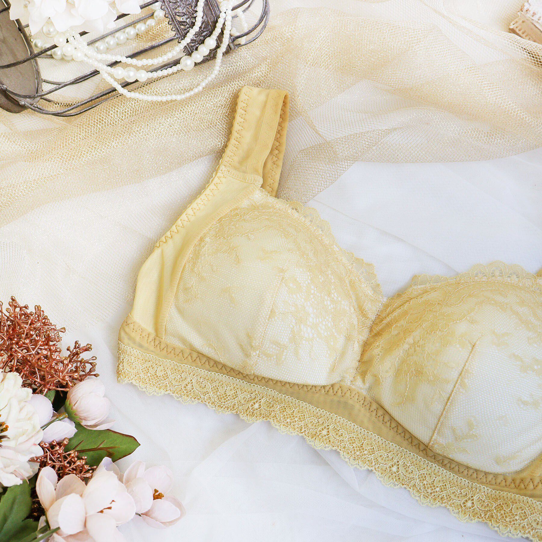 Risa Magli「シーラ おやすみブラ（LL）」|インナー|