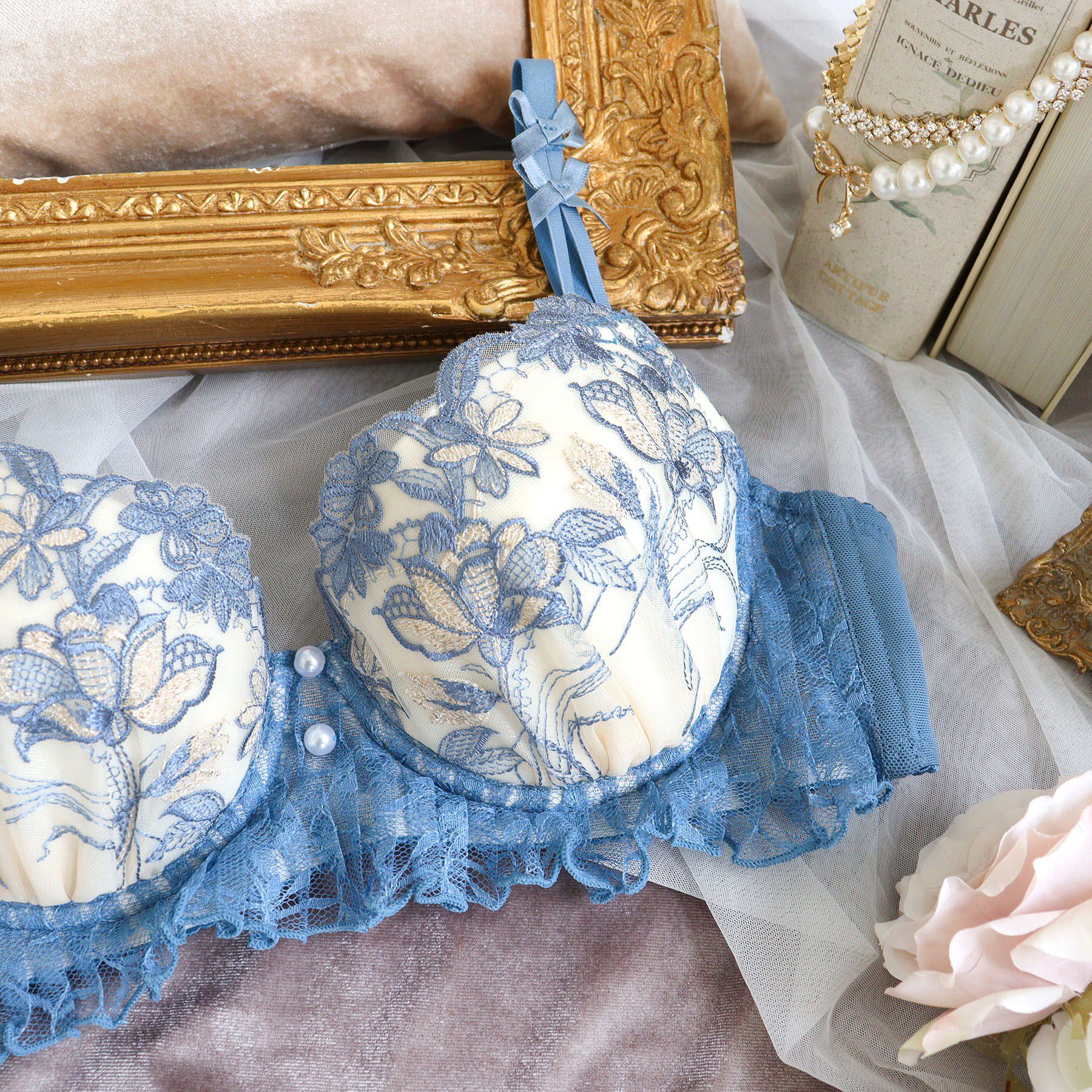 Risa Magli「リアナ ブラジャー　（B-D）　＜サイドシェイプ＞」|インナー|