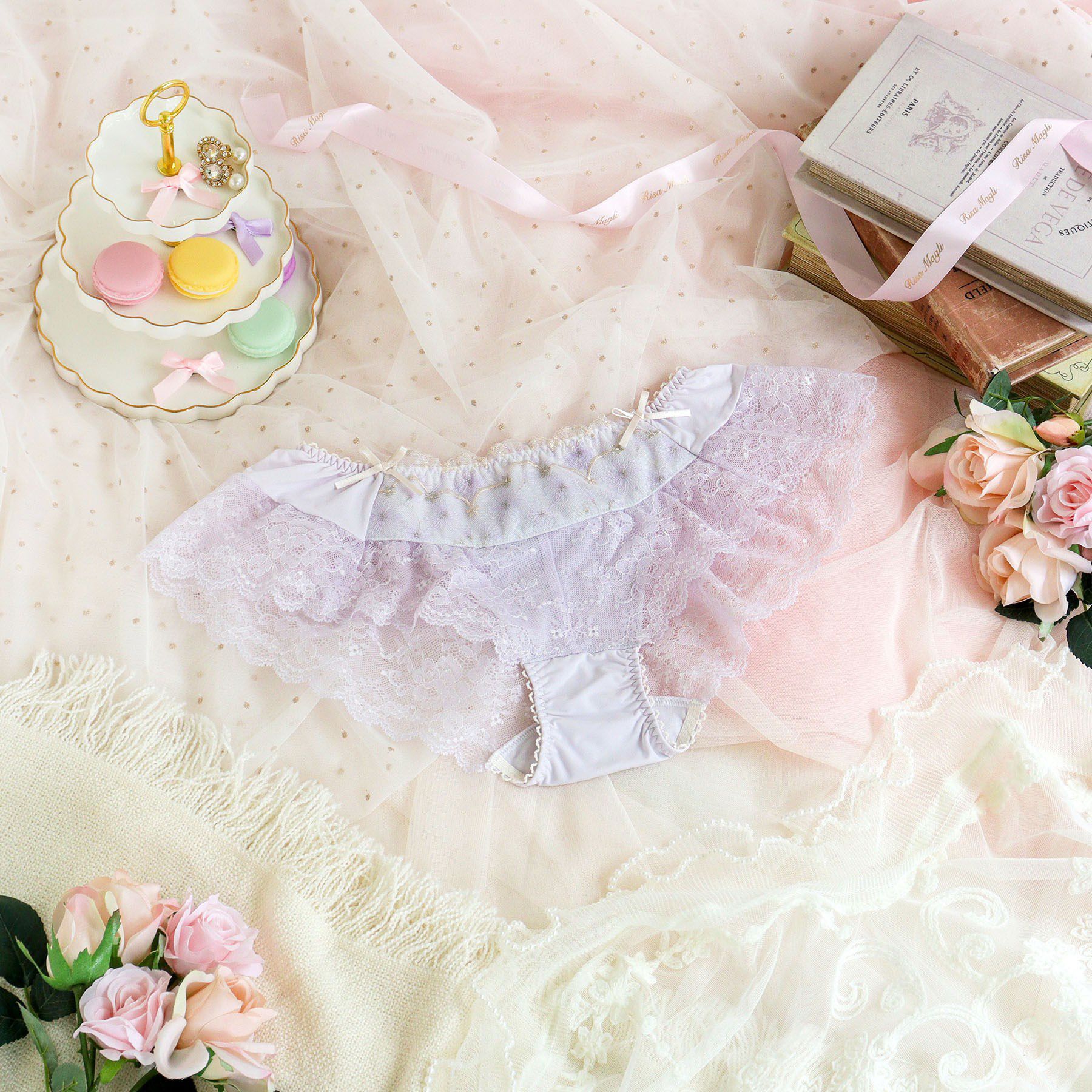 Risa Magli「コニー フレアショーツ」|インナー|ラベンダー(080)