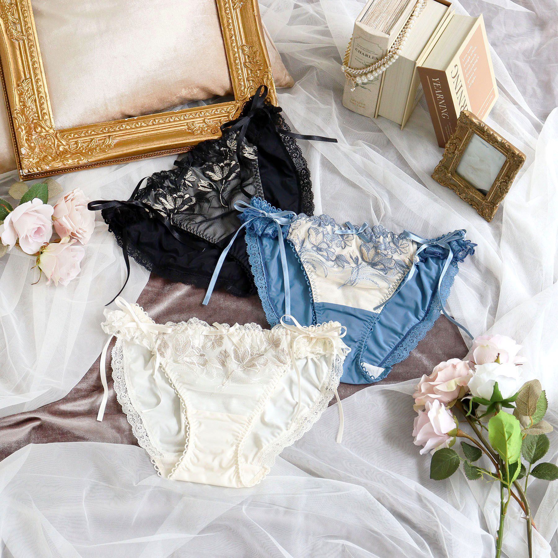 Risa Magli「リアナ リボンショーツ」|インナー|