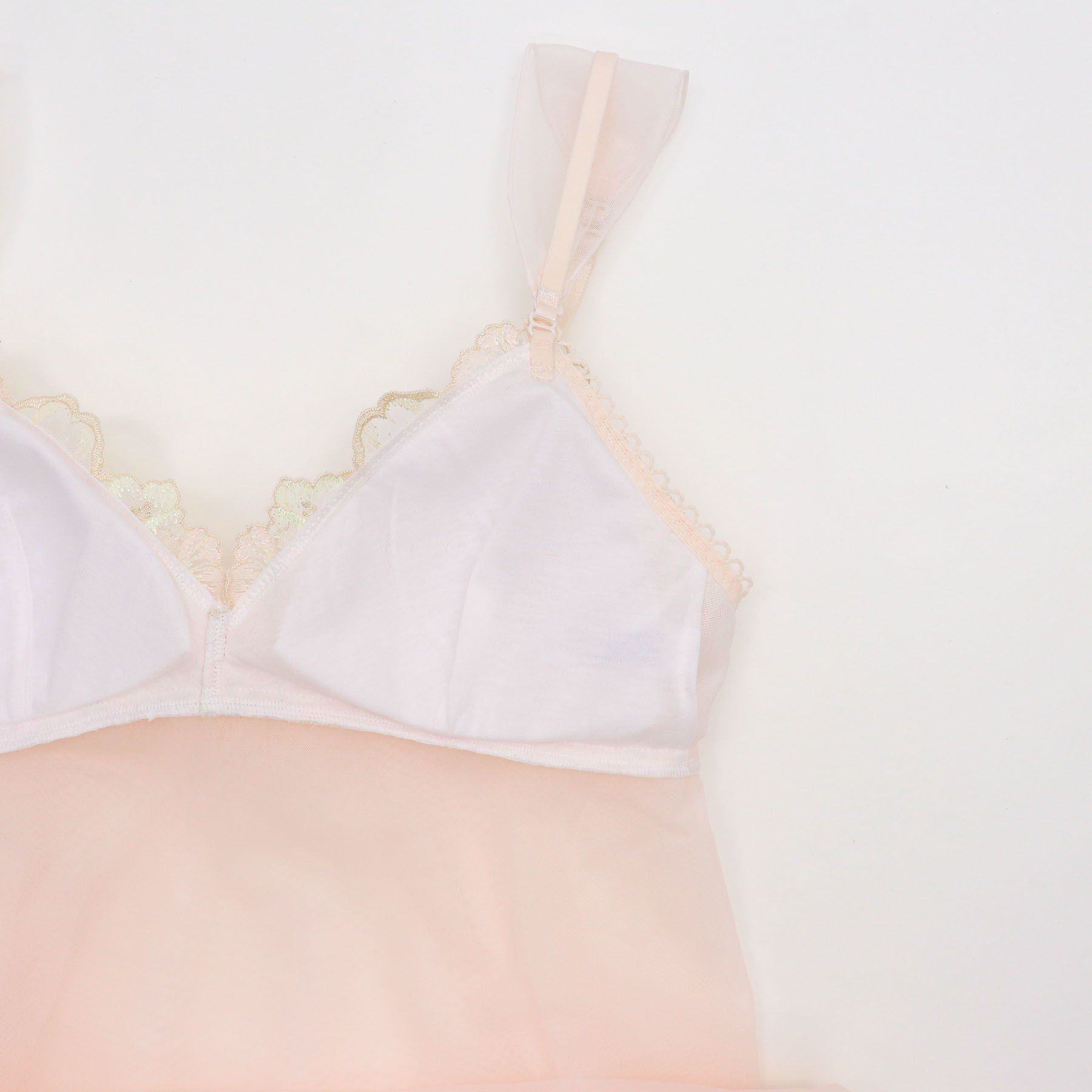 Risa Magli「ピア カップ付スリップ」|キャミソール|