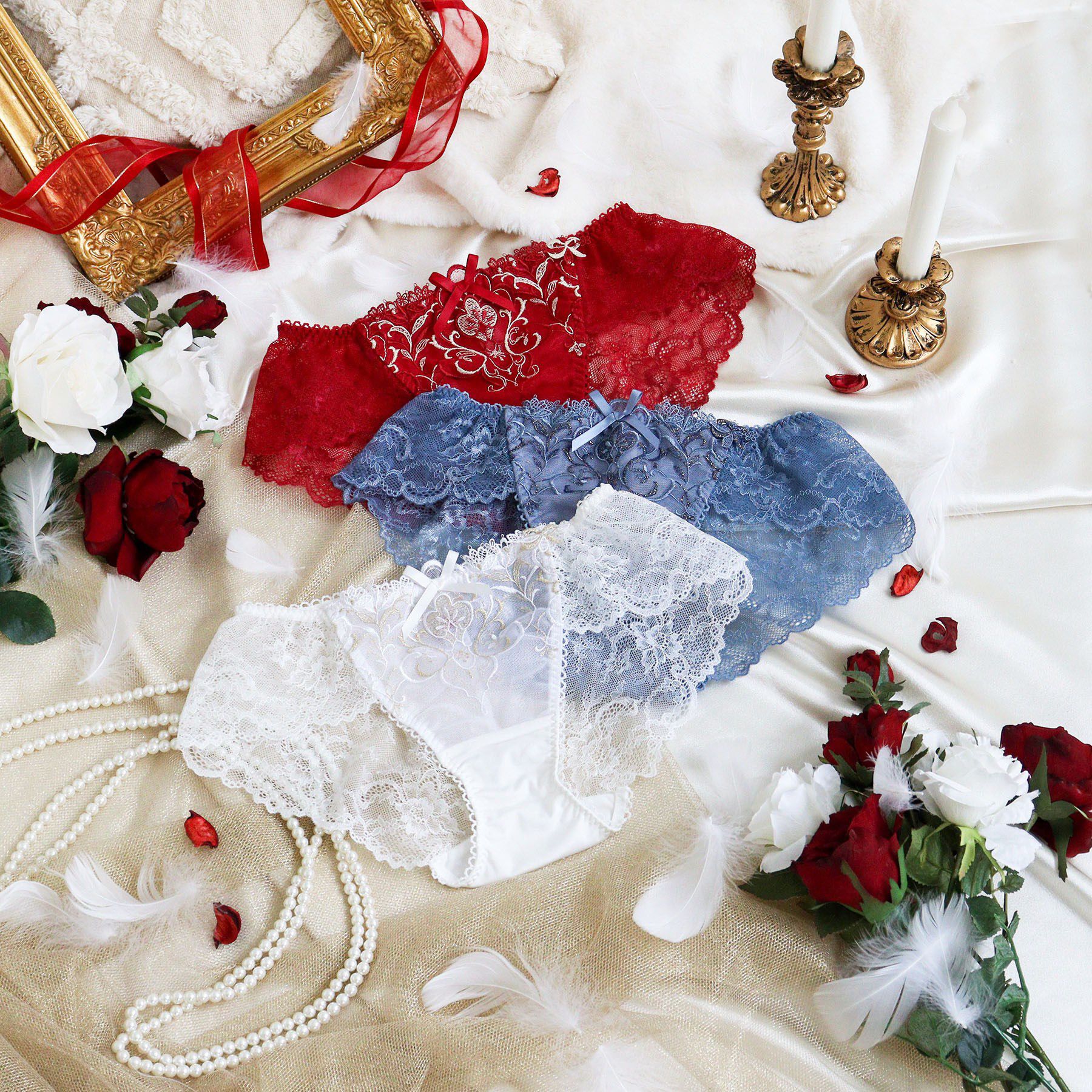 Risa Magli「【アリーナ】 レースショーツ」|インナー|