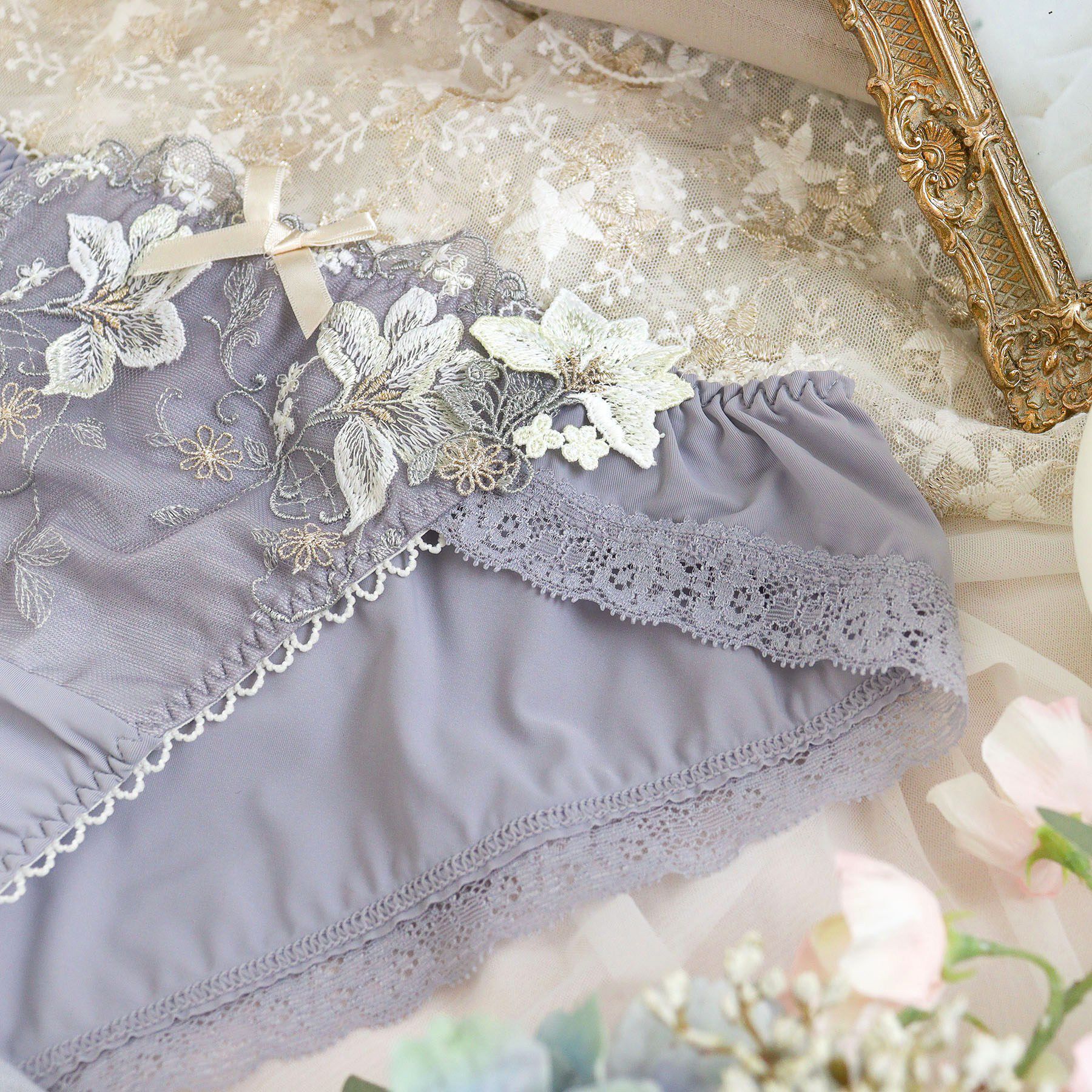 Risa Magli「フルーリ ノーマルショーツ」|インナー|