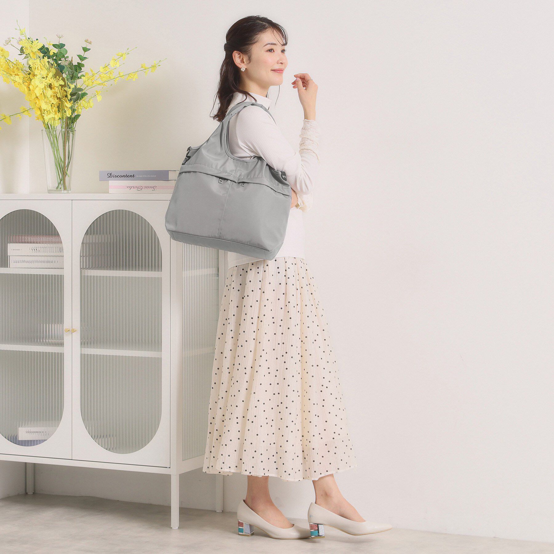 ITS&rsquo;DEMO「【防花粉／全6色】高密度バルーン10ポケットトート」|トートバッグ|