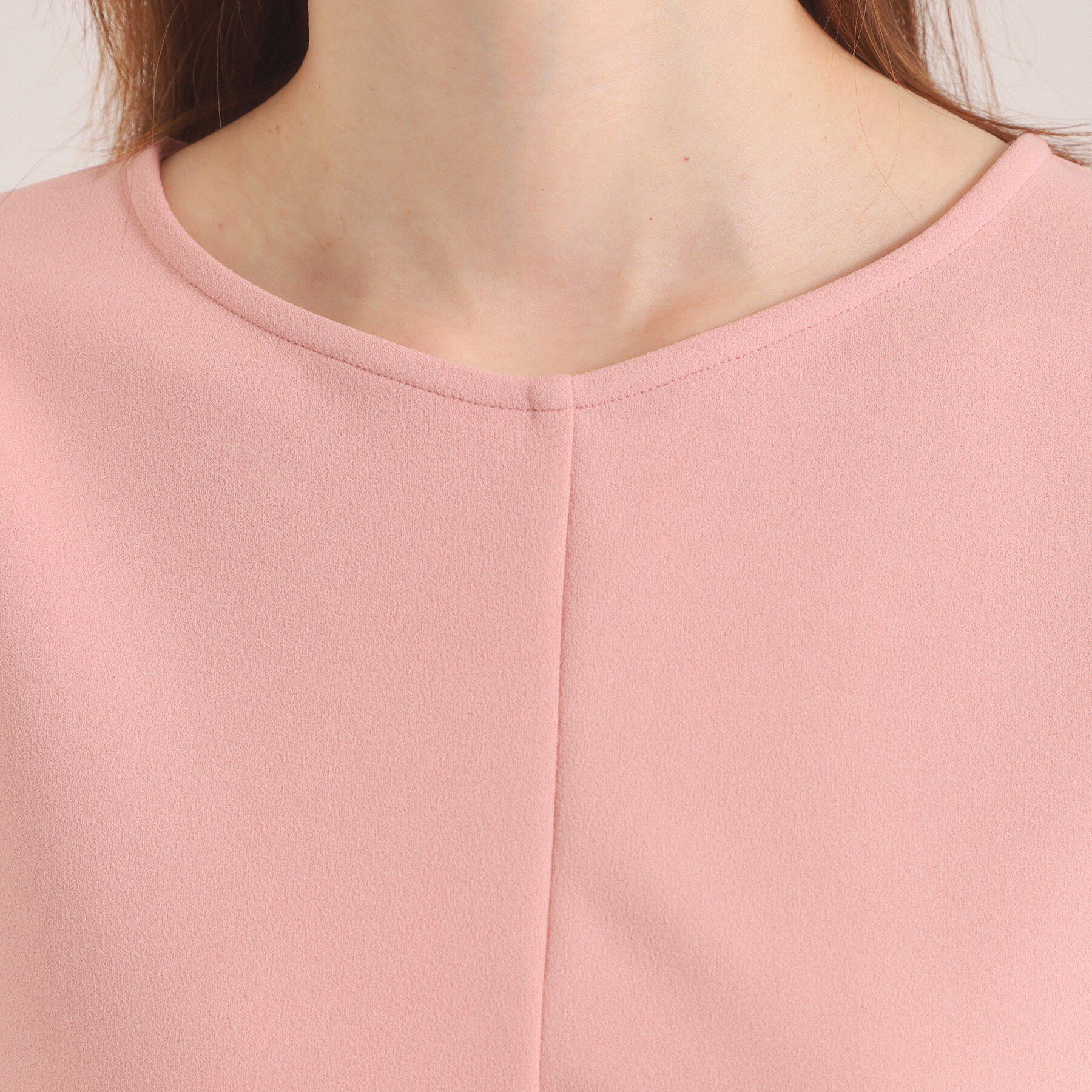 ITS&rsquo;DEMO「【洗濯機OK】異素材ドッキングトップス」|Tシャツ・カットソー|