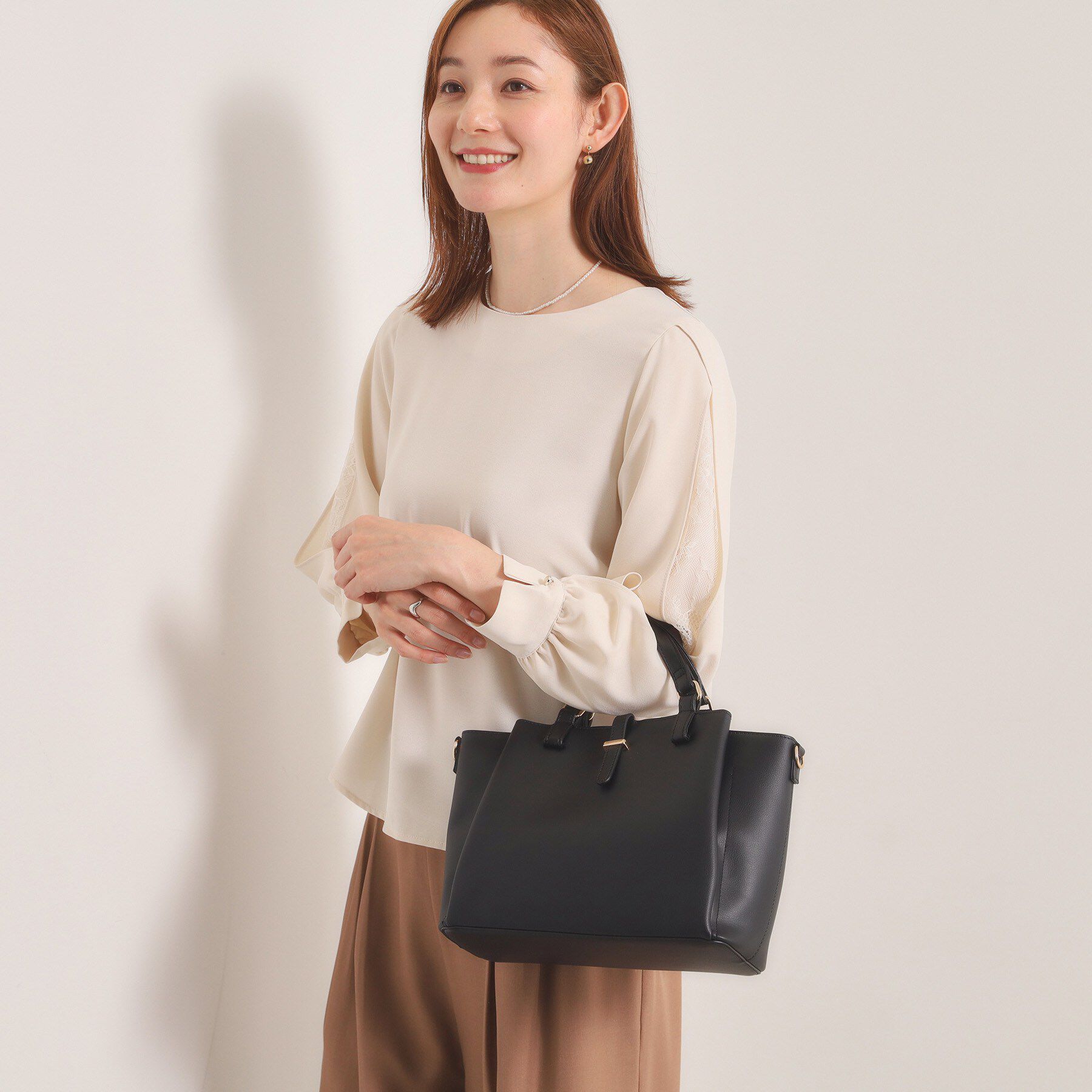 ITS&rsquo;DEMO「＜かるバッグ＞2WAYトート」|ハンドバッグ|