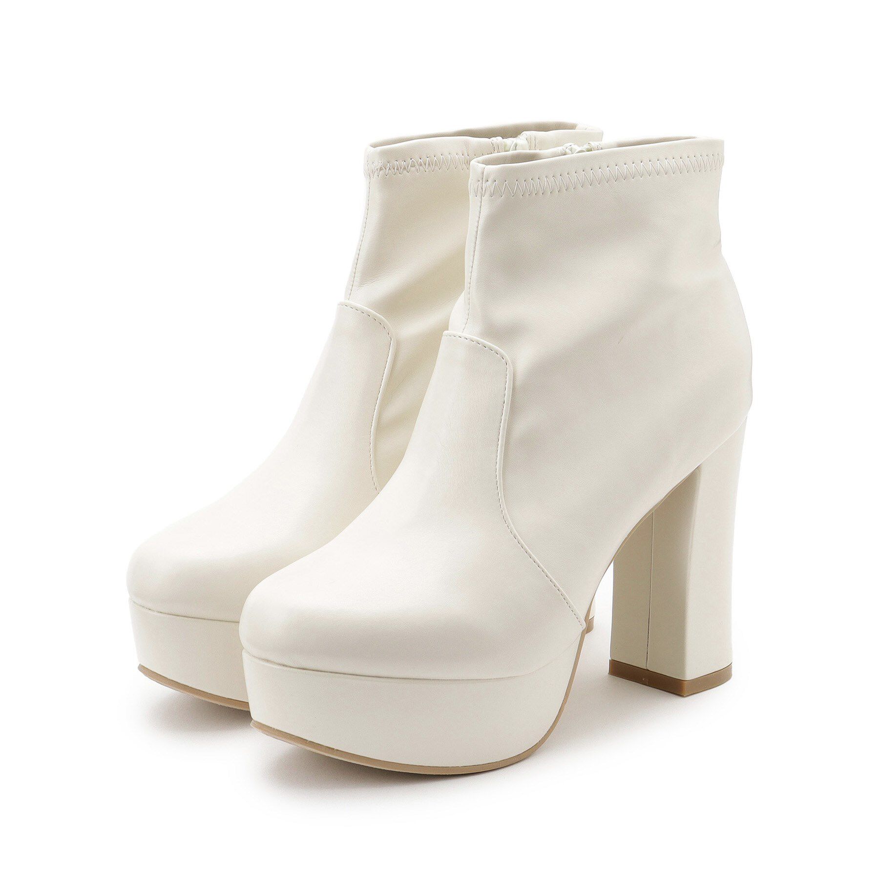 csT&P「厚底ストレッチブーツ」|ショートブーツ|