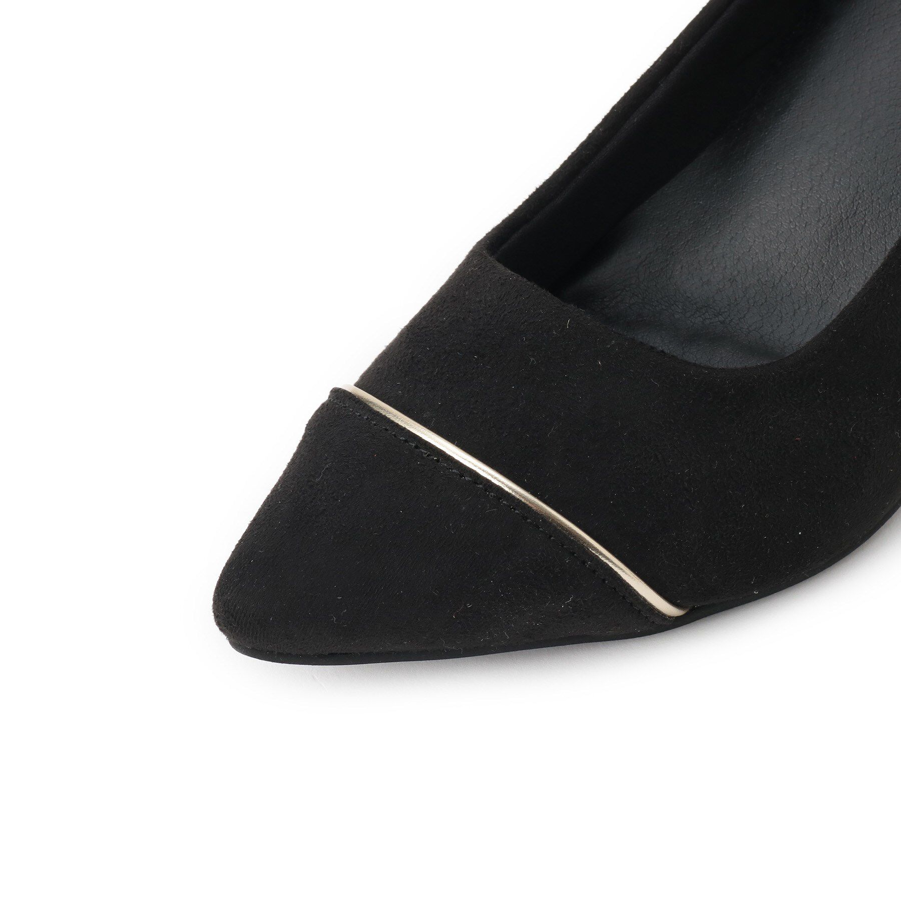 ESPERANZA「【EC先行販売】ラメヒールゴールドラインパンプス」|パンプス|