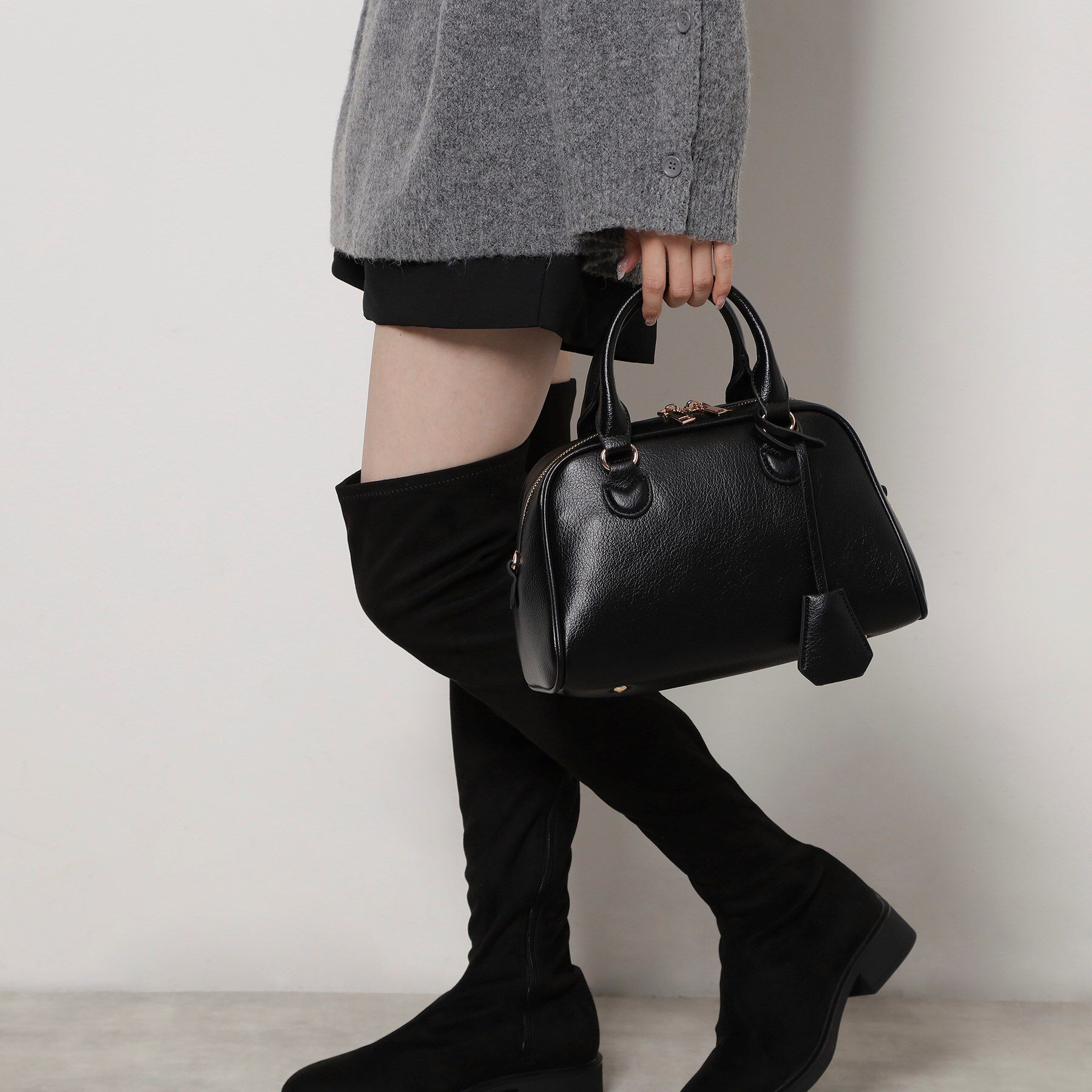 ESPERANZA「シボフェイクレザー2WAYボストンバッグ」|ボストンバッグ|