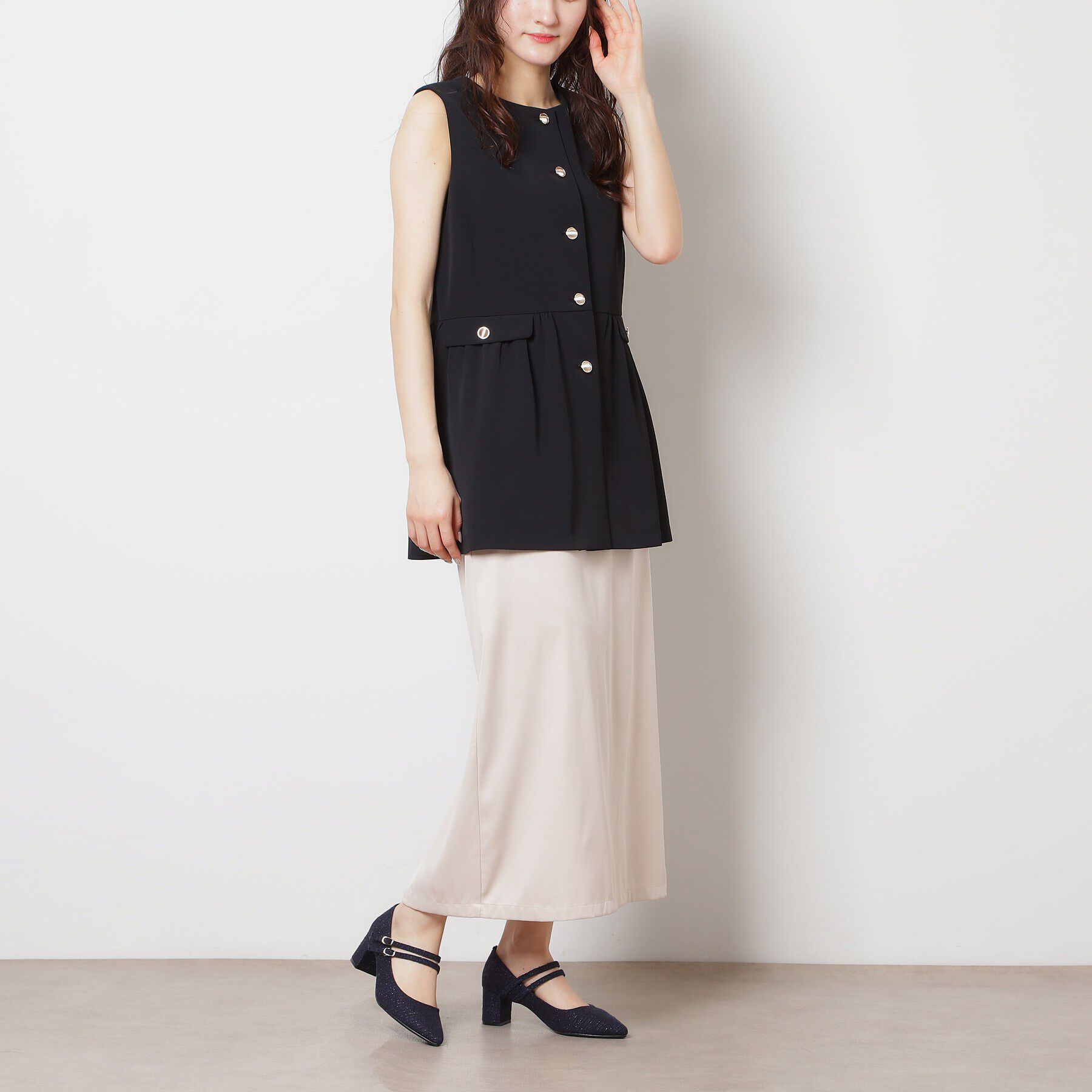 ESPERANZA「Wストラップパンプス」|パンプス|