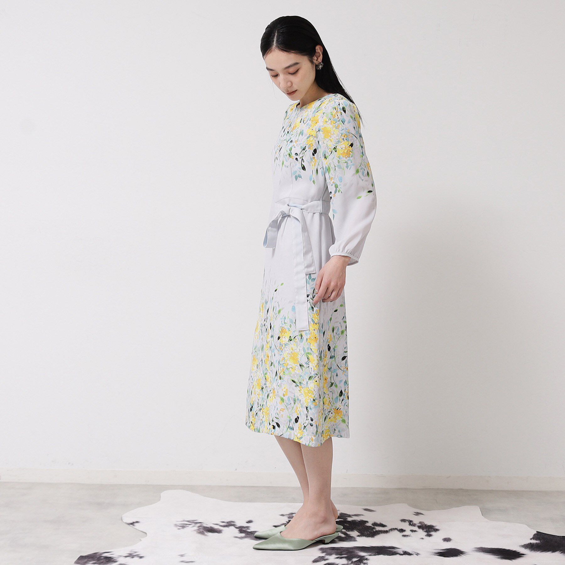 SunaUna「【&yours project／SS～L】パネル柄ワンピース」|ワンピース|