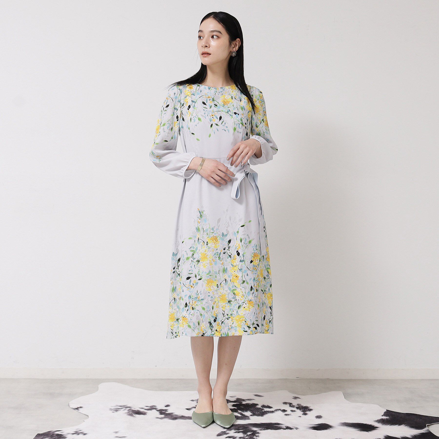 SunaUna「【&yours project／SS～L】パネル柄ワンピース」|ワンピース|