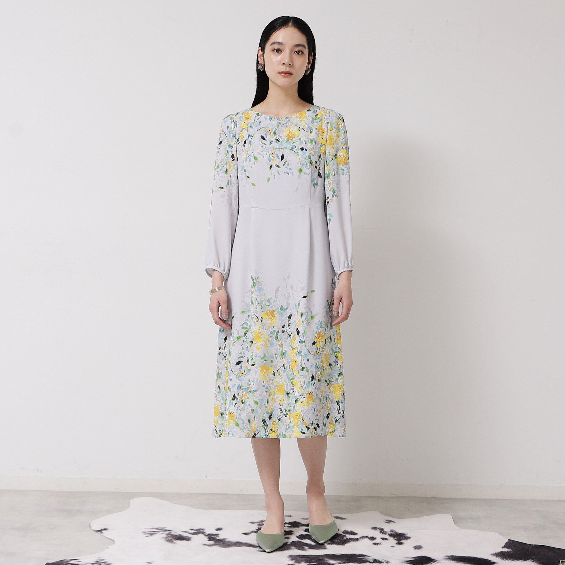 SunaUna「【&yours project／SS～L】パネル柄ワンピース」|ワンピース|