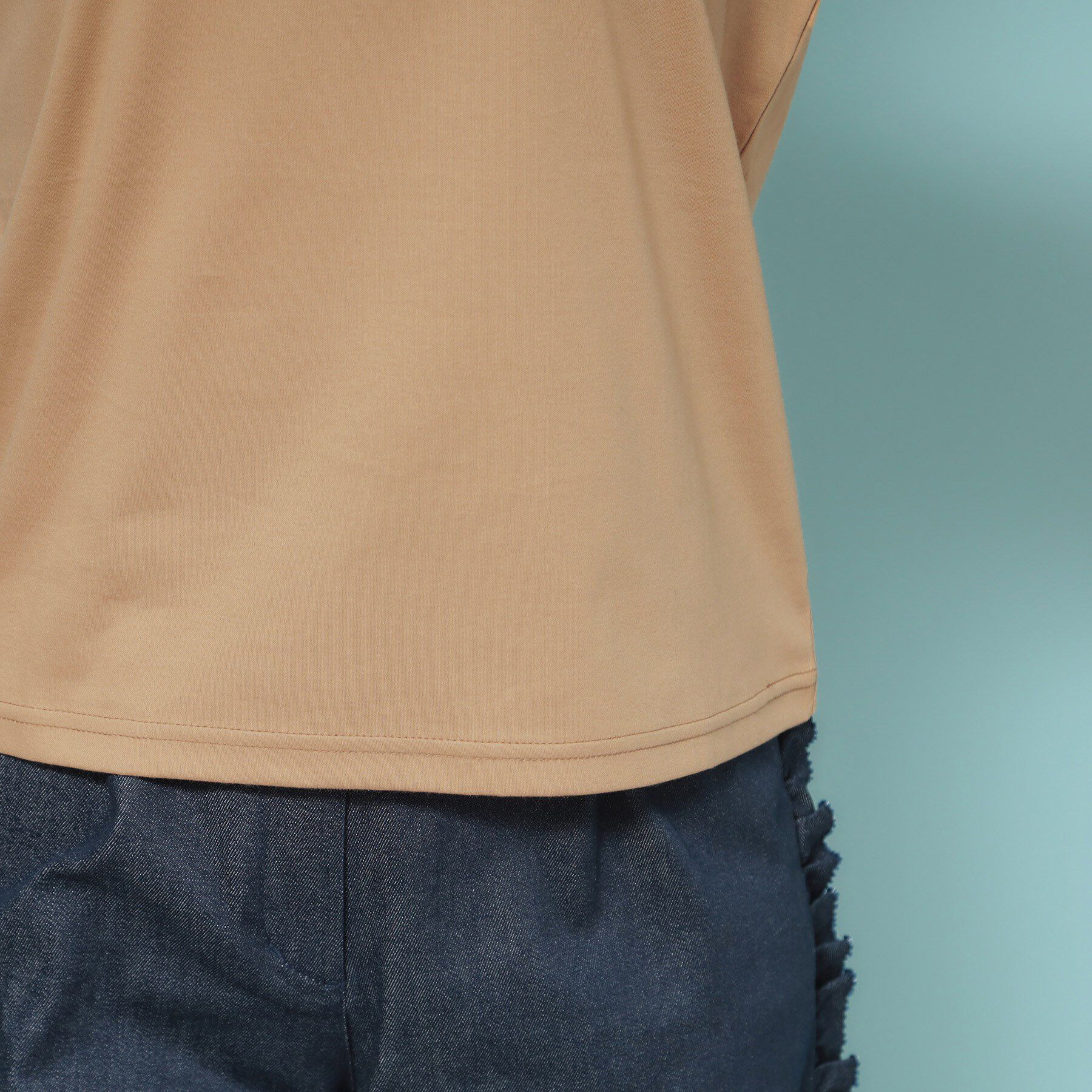 SunaUna「【チュール袖】パフスリーブカットソー」|Tシャツ・カットソー|