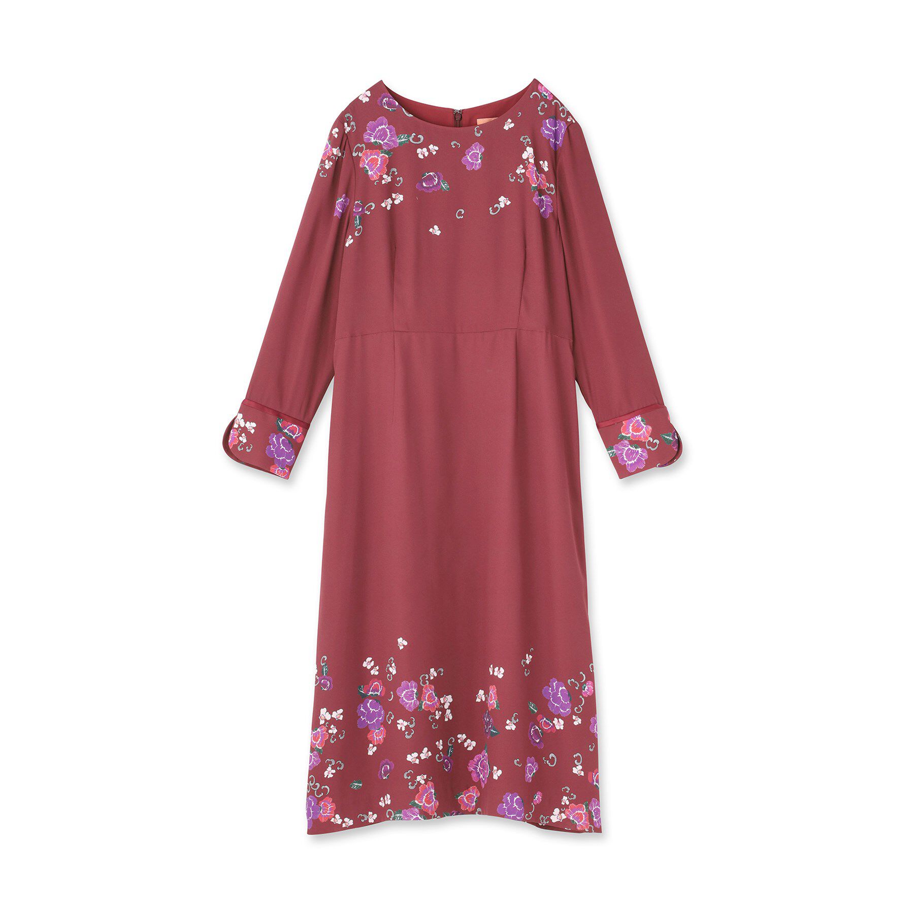 SunaUna「【co creation and yours／SS～L】花柄パネルワンピース」|ワンピース|