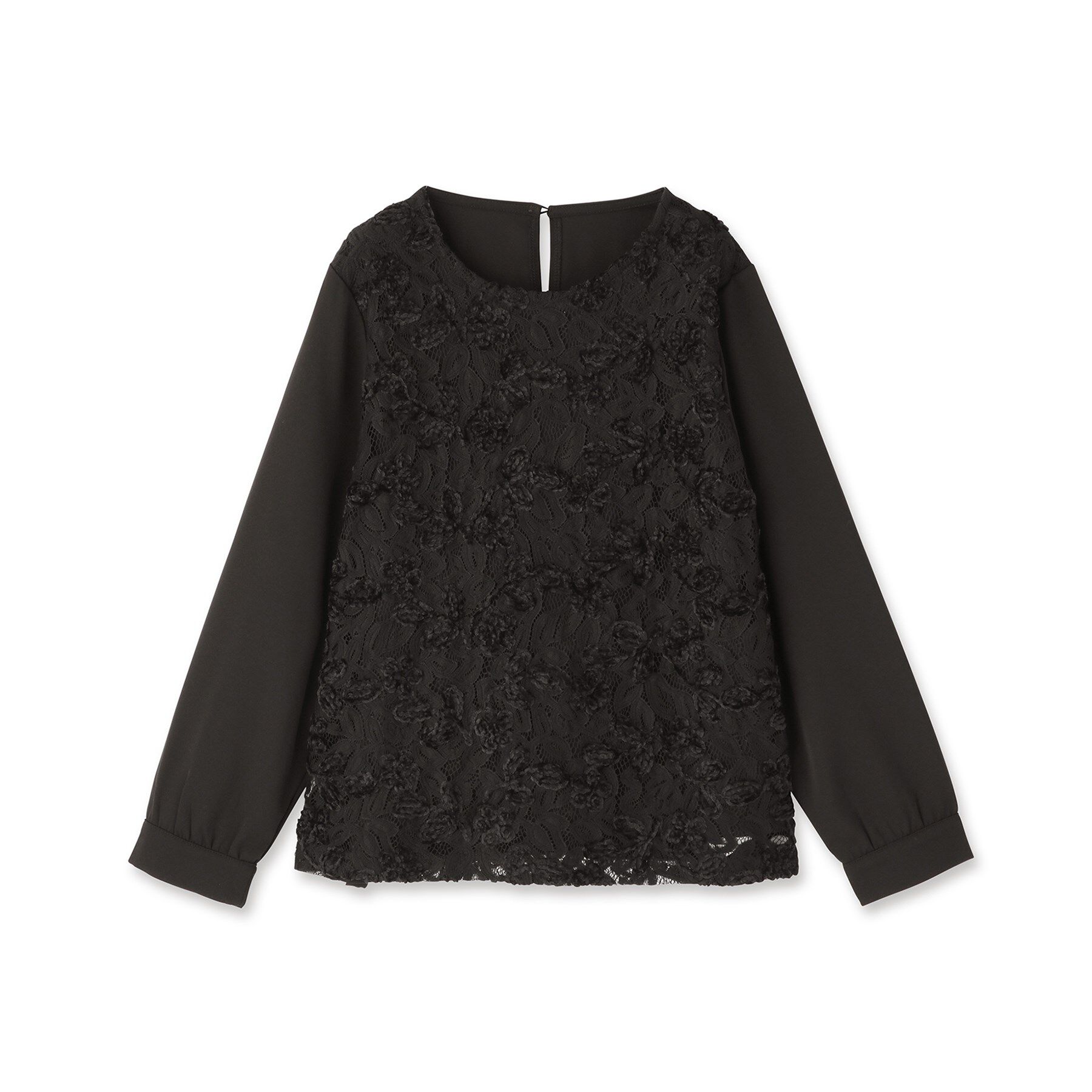 SunaUna「【モールレース／セットアップ可】パフスリーブブラウス」|シャツ・ブラウス|